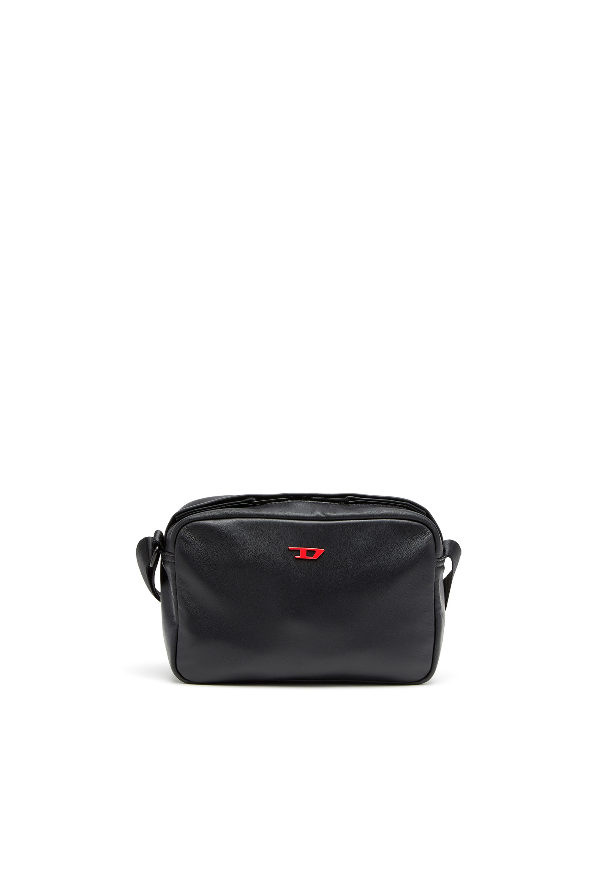 Diesel - RAVE CAMERA BAG X, Uomo Rave-Camera bag in nappa in Nero - Image 1