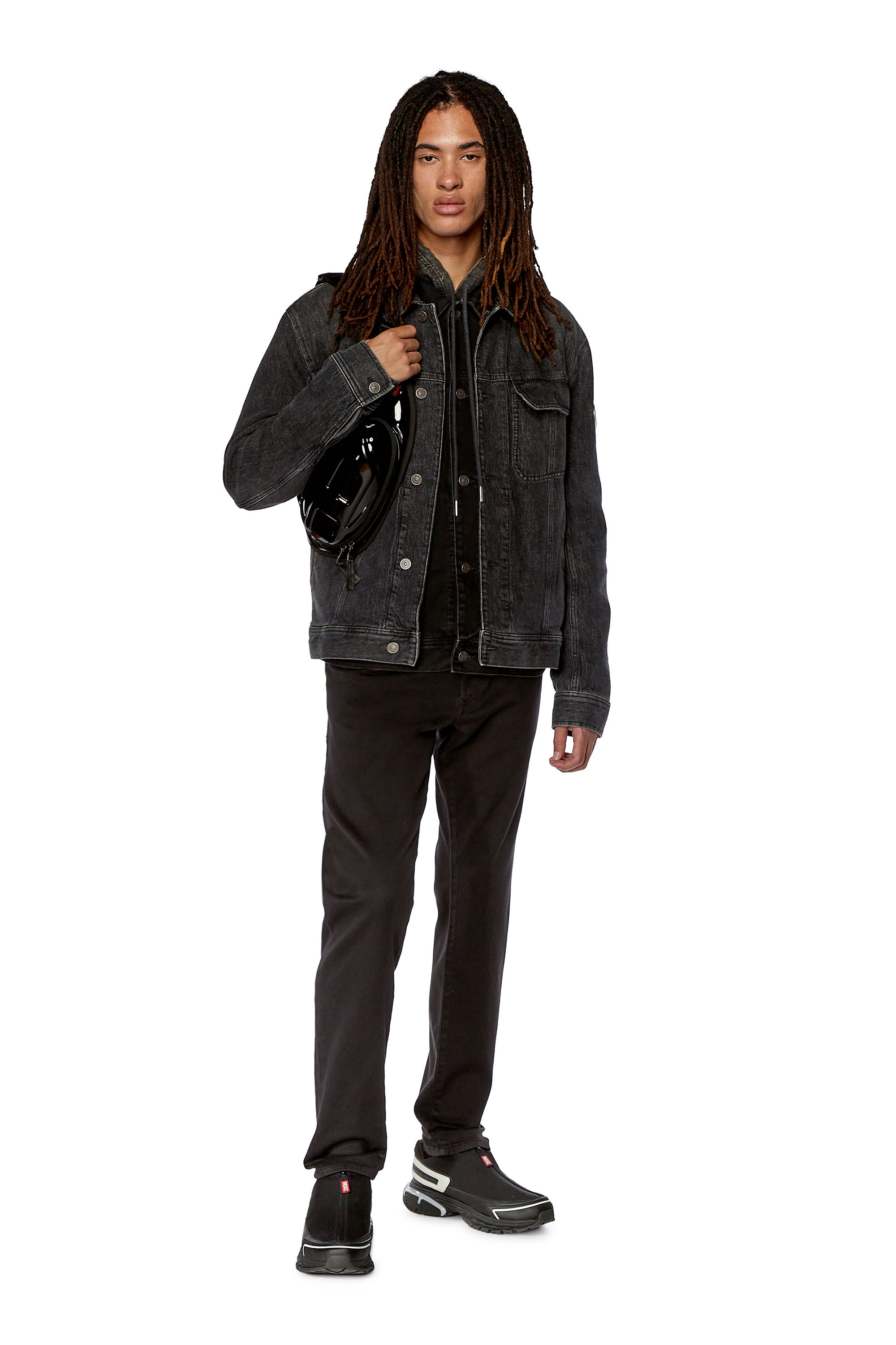 Diesel - Tapered 2030 D-Krooley Joggjeans® 068DY, Nero - Image 1