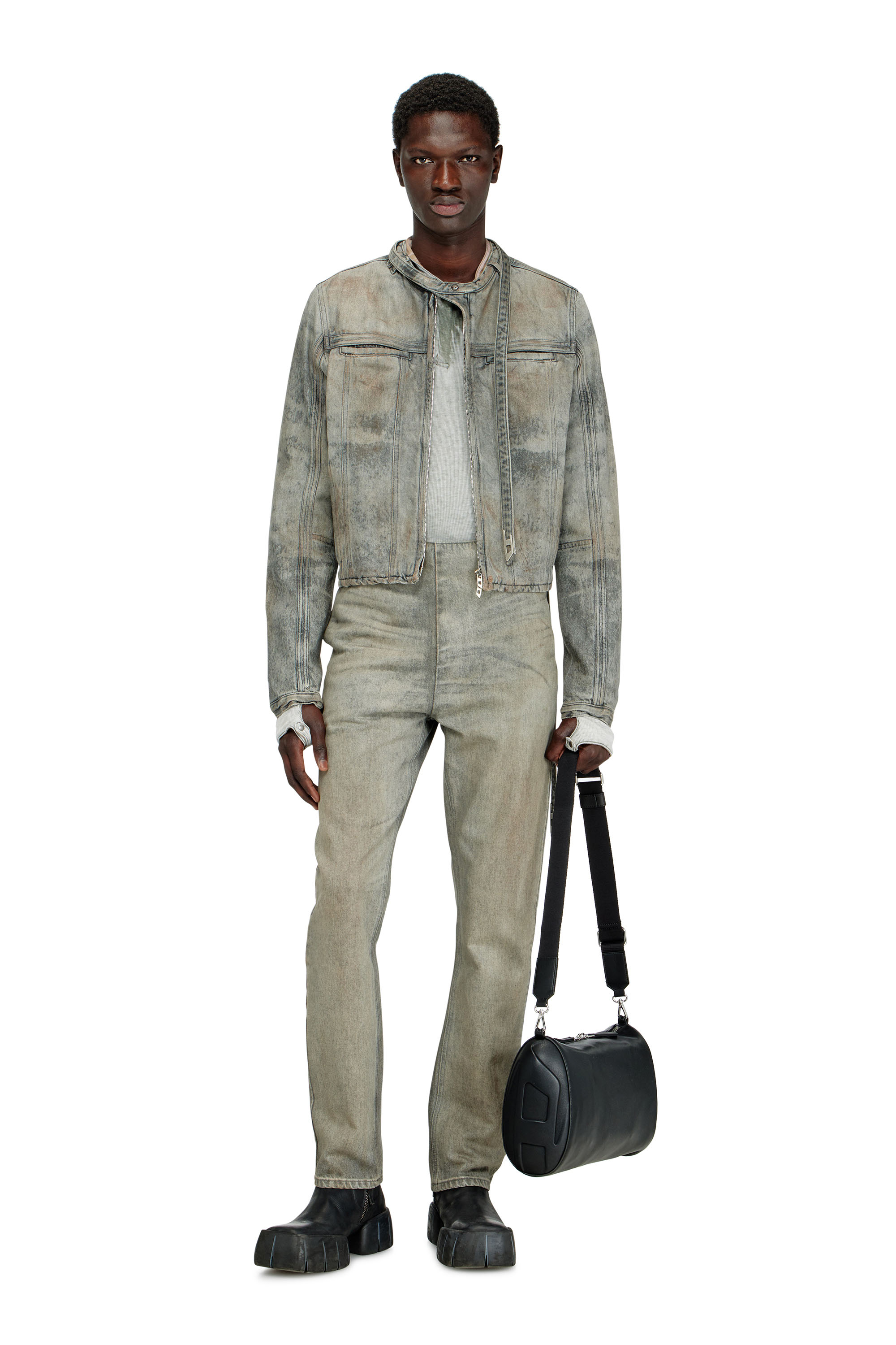 Diesel - Slim Jeans D-THANOR 09P24 Uomo, Grigio - Image 2