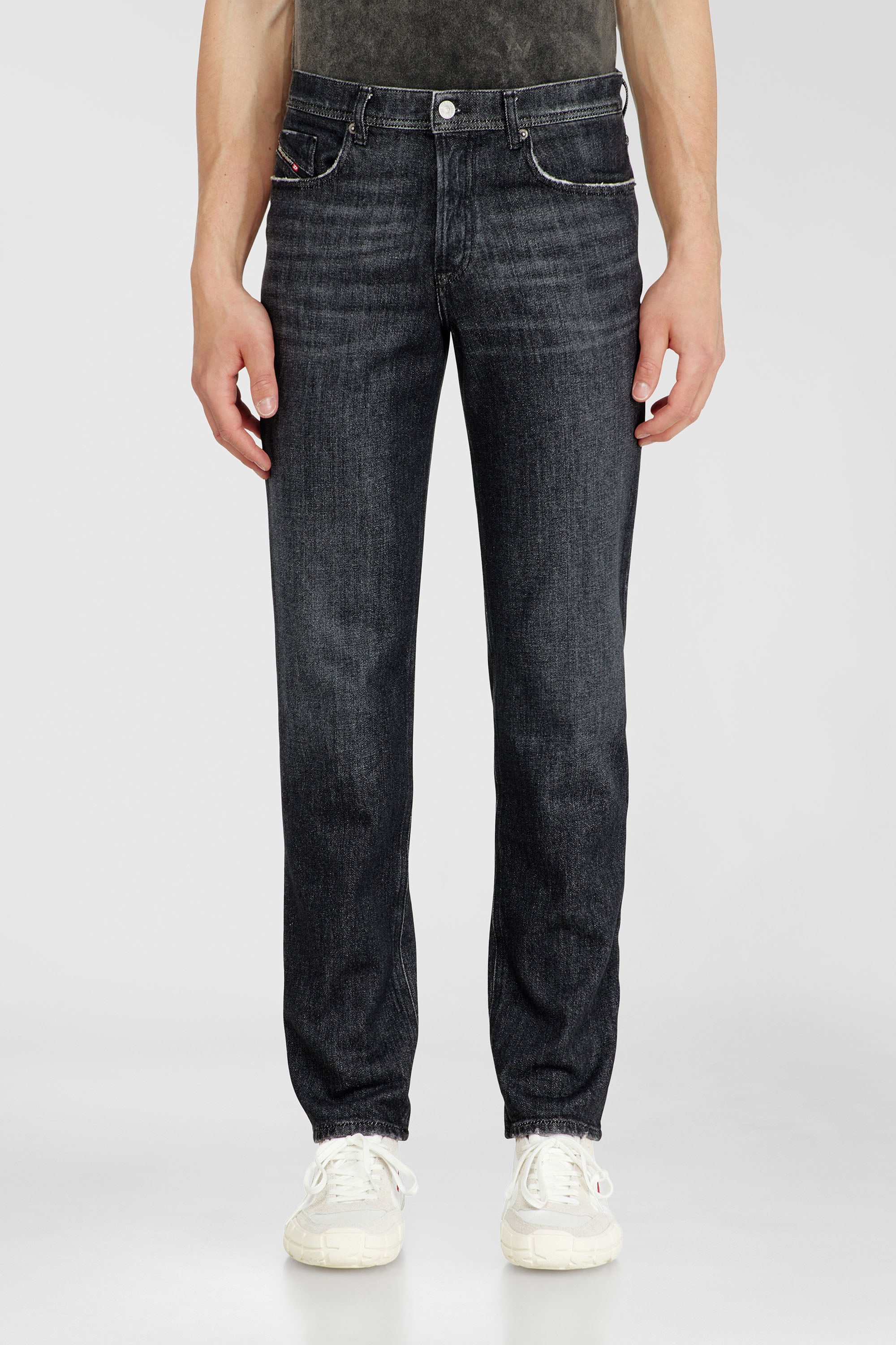 Diesel - Herren Regular Jeans 2023 D-Finitive 09P79, Schwarz/Dunkelgrau - 1