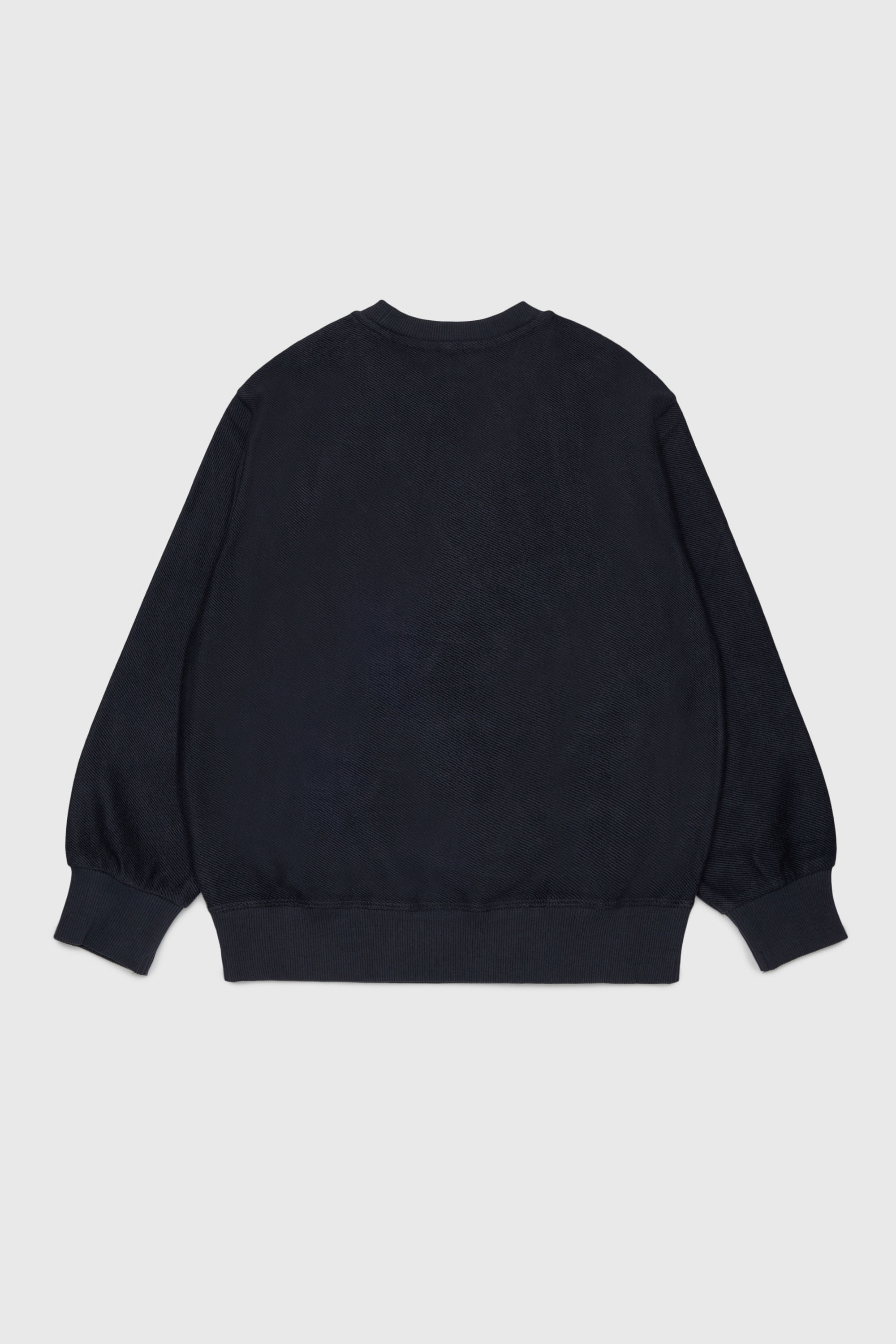 Diesel - SFRIT OVER, Sweatshirt avec rayures et logo Oval D Homme in Noir - 2