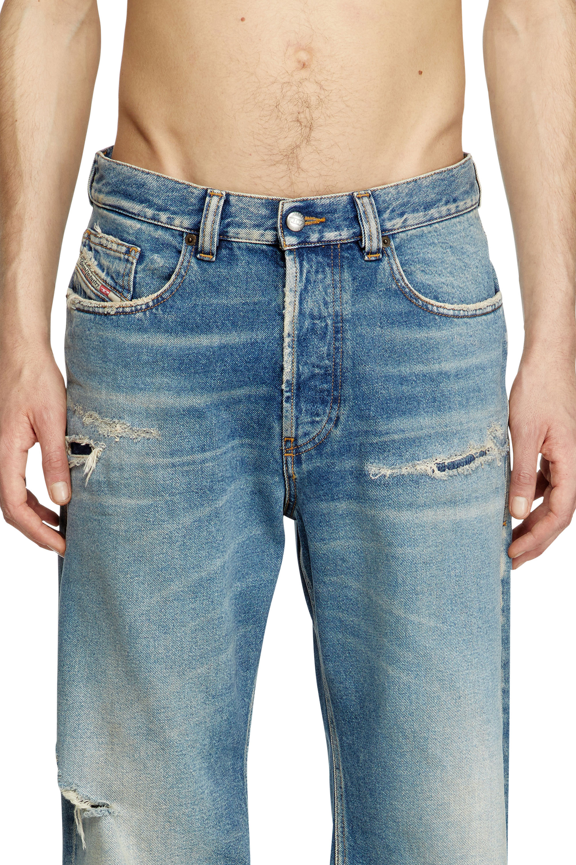 Diesel - Regular Jeans 2010 D-Macs 09L43 Uomo, Blu medio - Image 5