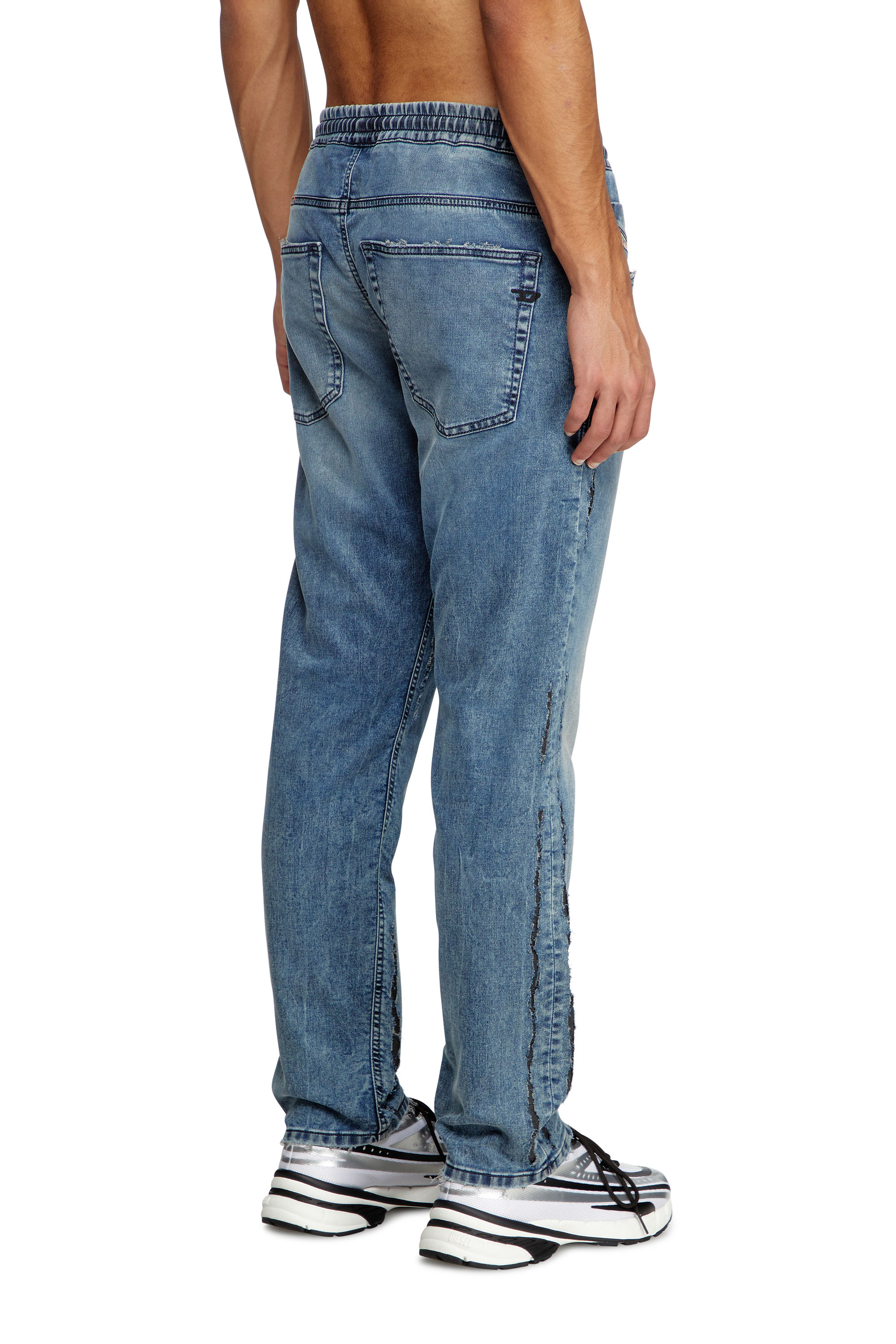 Diesel - Regular 2030 D-Krooley Joggjeans® 09K64 Uomo, Blu medio - Image 4