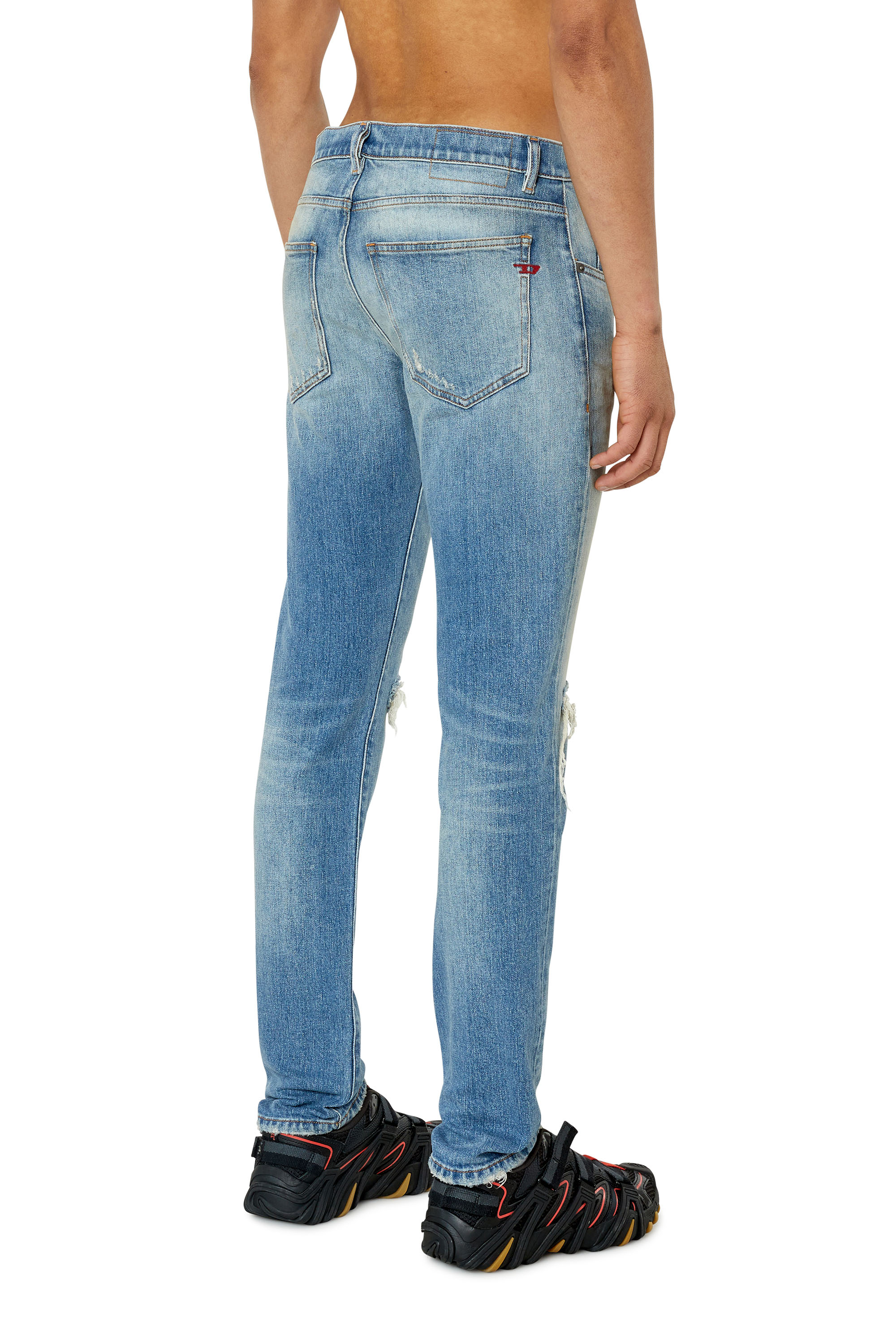 Diesel - 2019 D-Strukt 007P3 Slim Jeans, Bleu Clair - Image 2