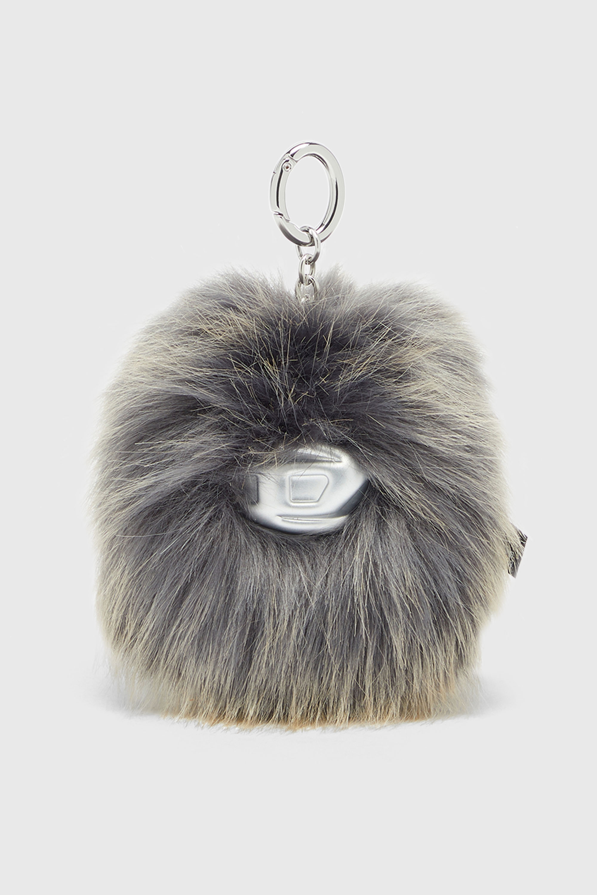Diesel - MONSTER, Charm peloso con pendente Unisex in Grigio - 1