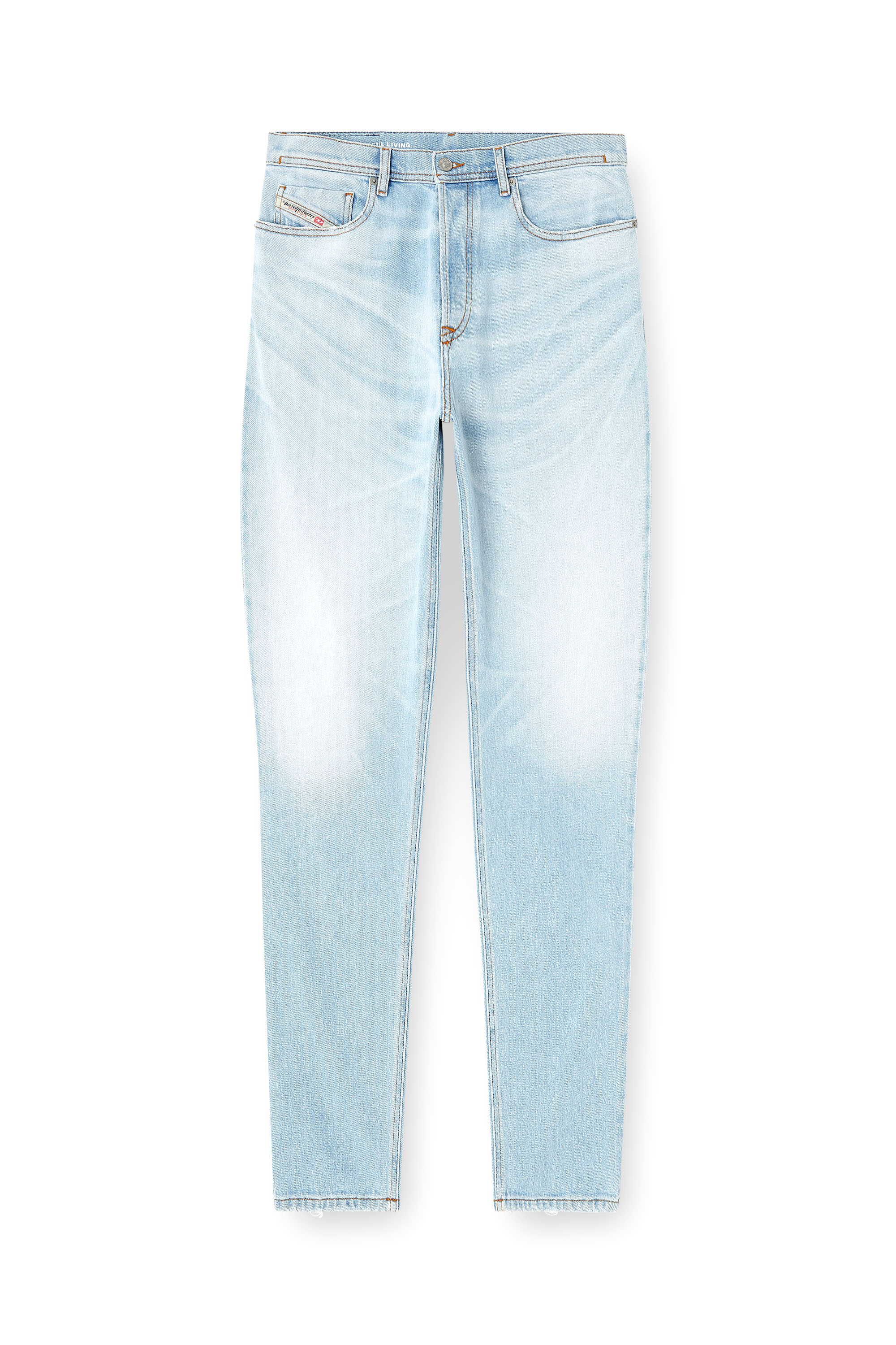 Diesel - Regular Jeans 2023 D-Finitive 09N54 Uomo, Blu Chiaro - Image 3