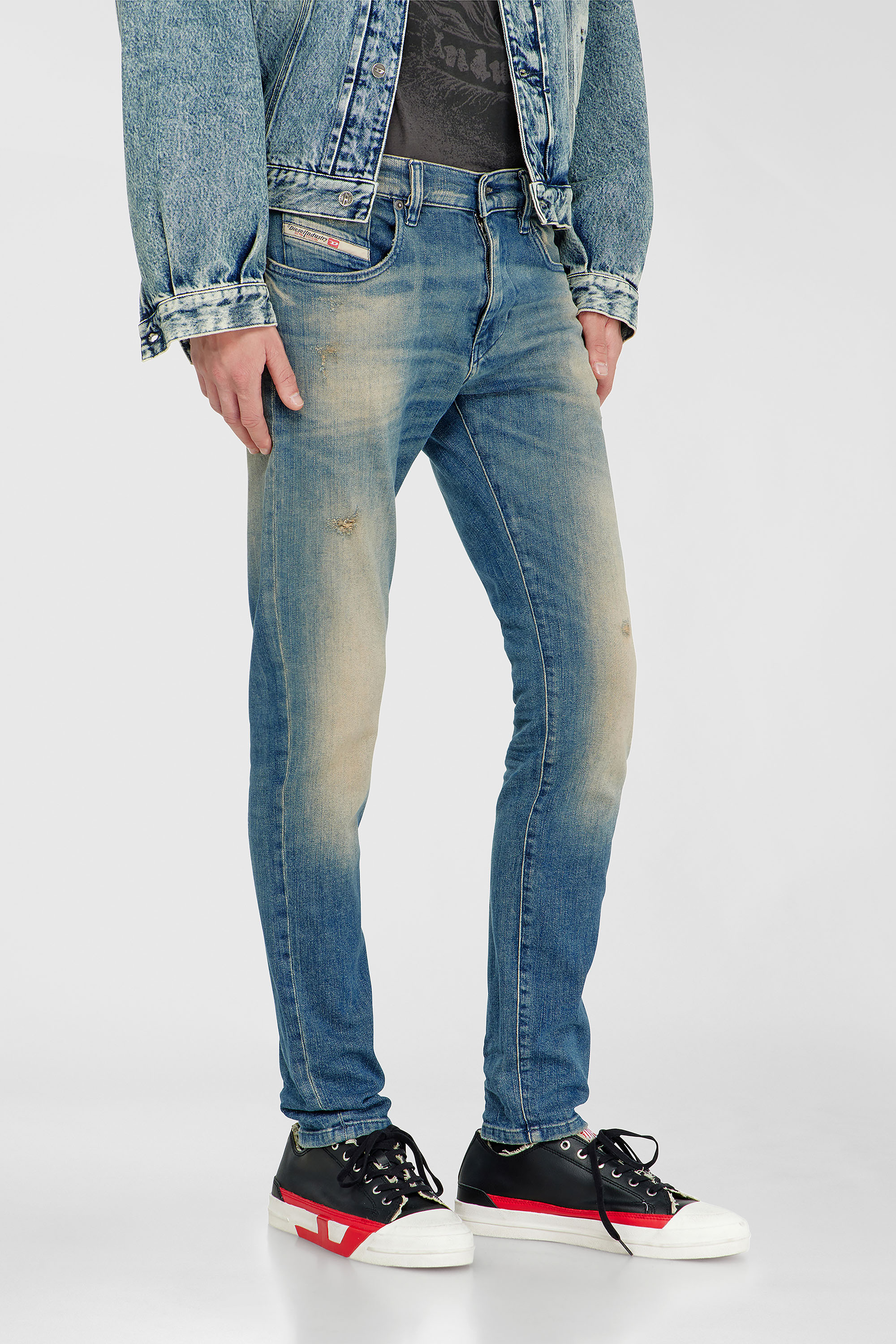 Diesel - Herren Slim Jeans 2019 D-Strukt 0KBBW, Mittelblau - 7