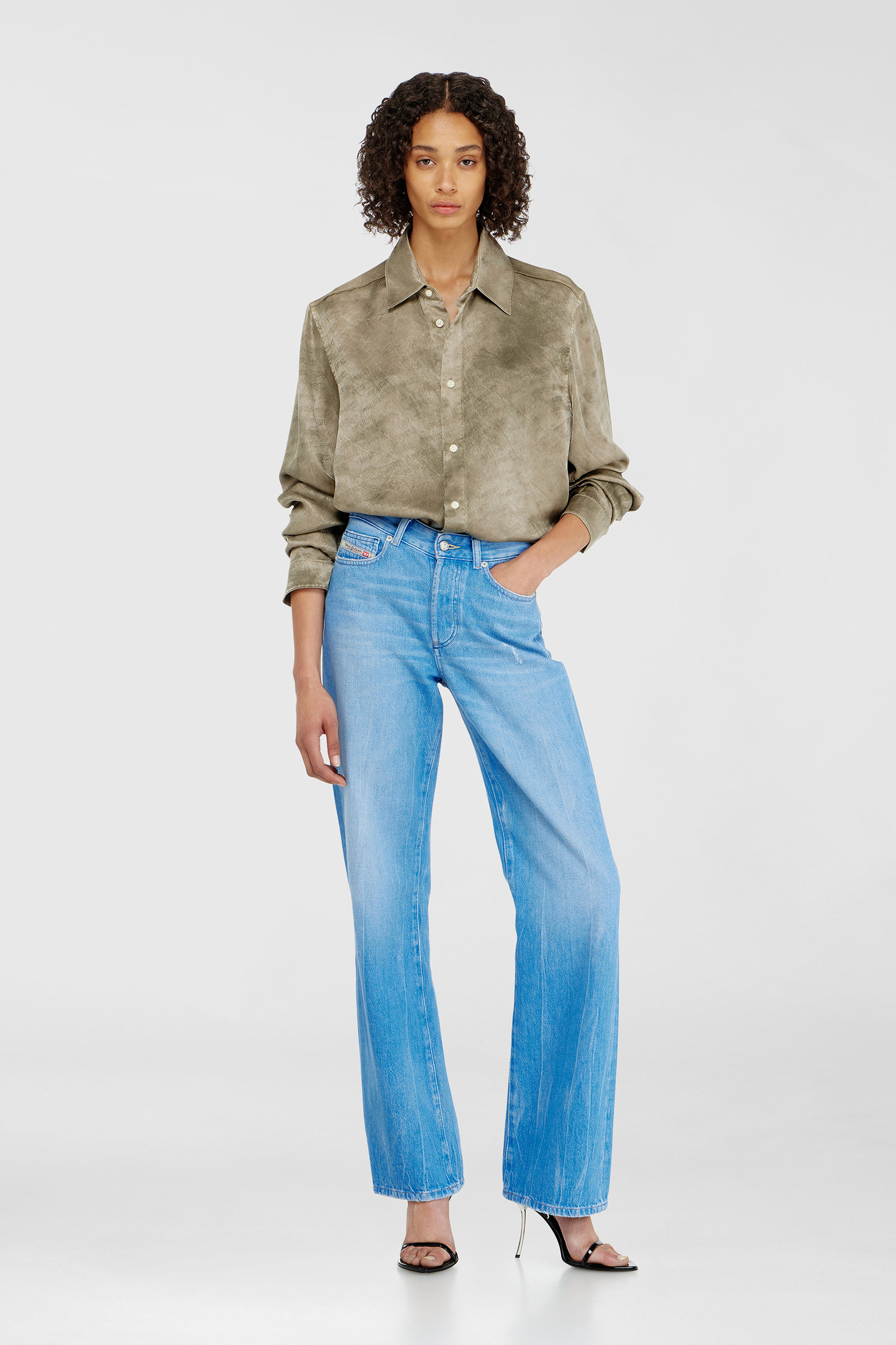 Diesel - Regular Jeans 1971 D-Sent 09P88 Femme, Bleu Clair - Image 1