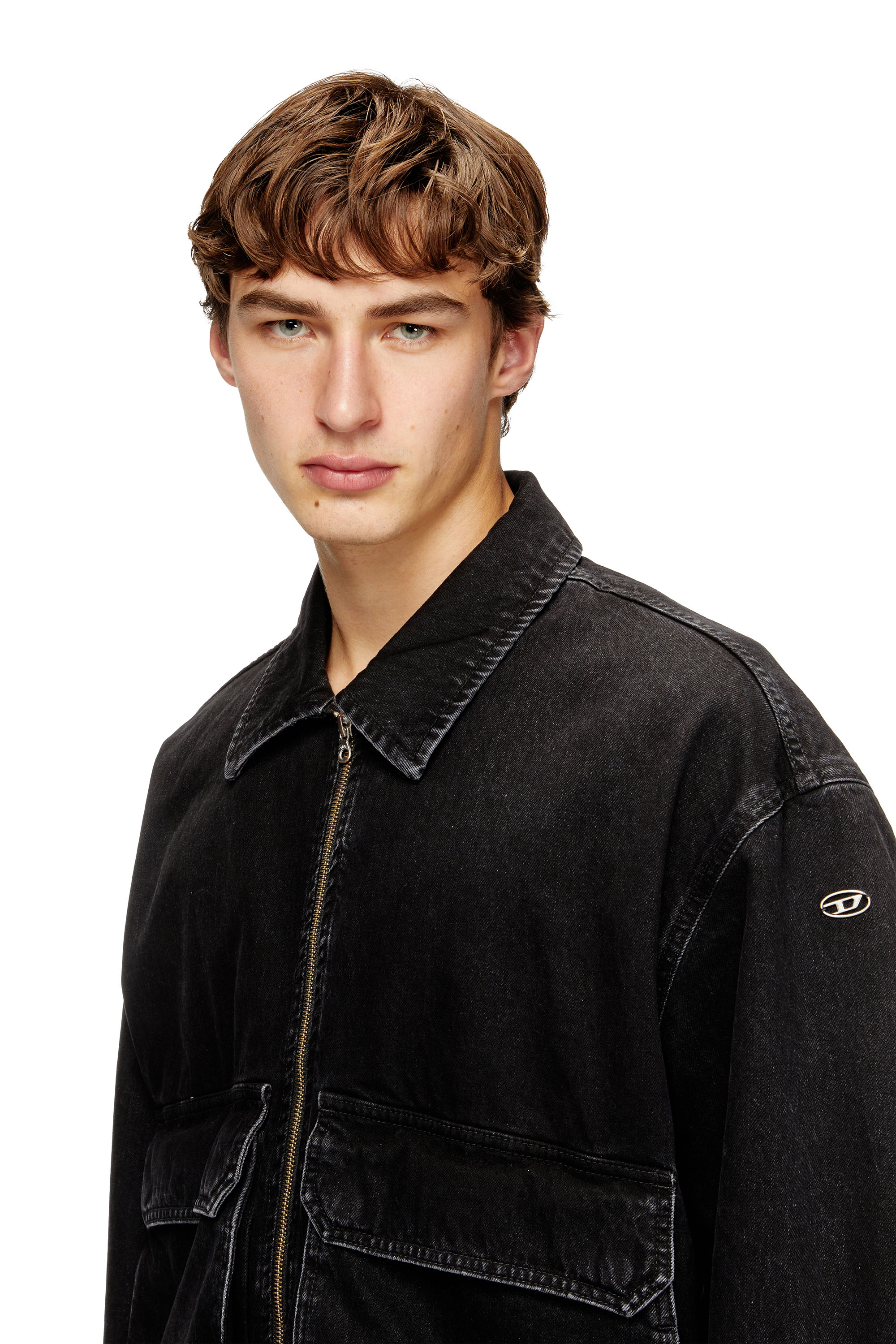 Diesel - D-KURZ, Veste en denim DNA Mixte in Noir - 5
