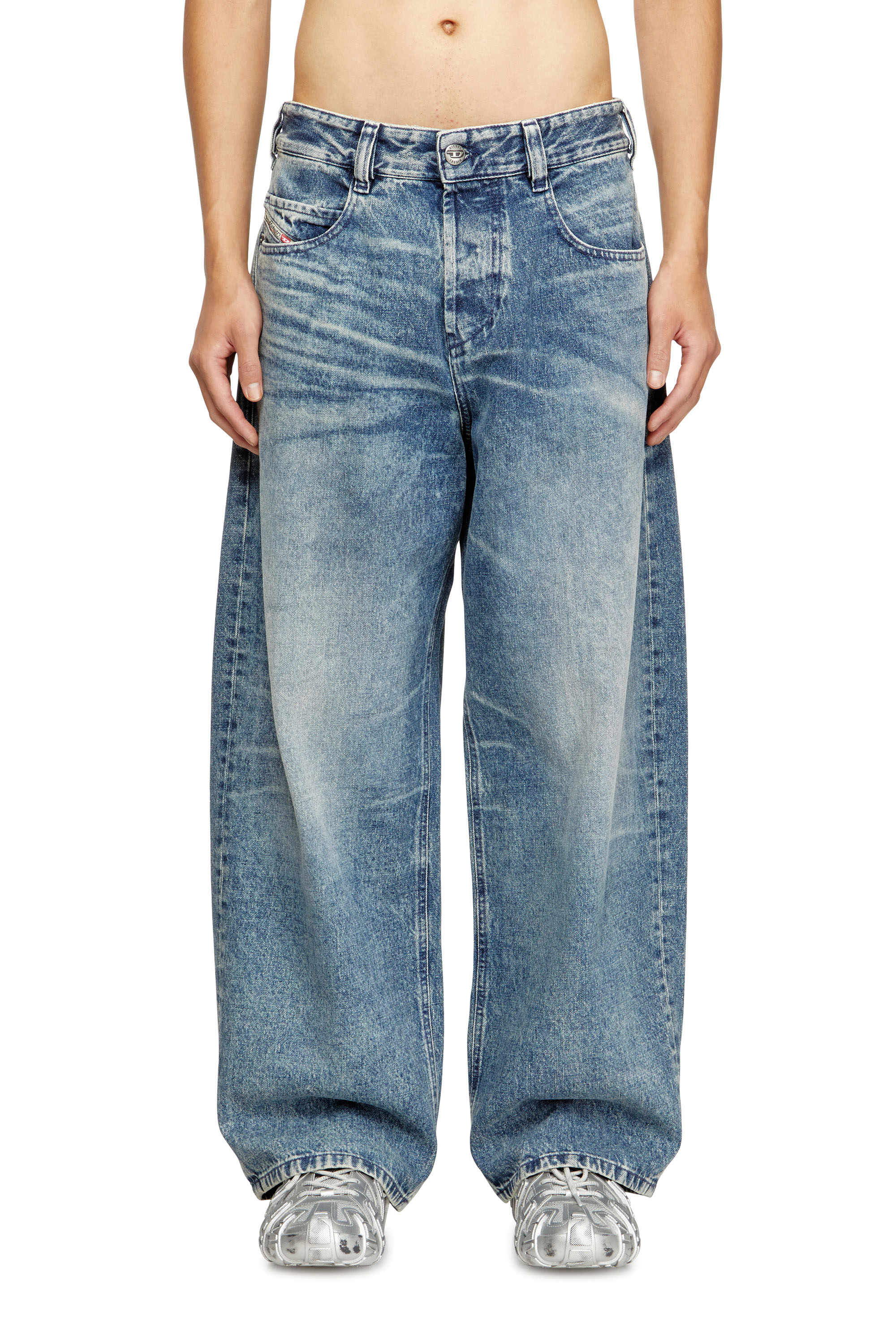 Diesel - Relaxed Jeans 1997 D-Enim 007DA Unisex, Blu Chiaro - Image 1