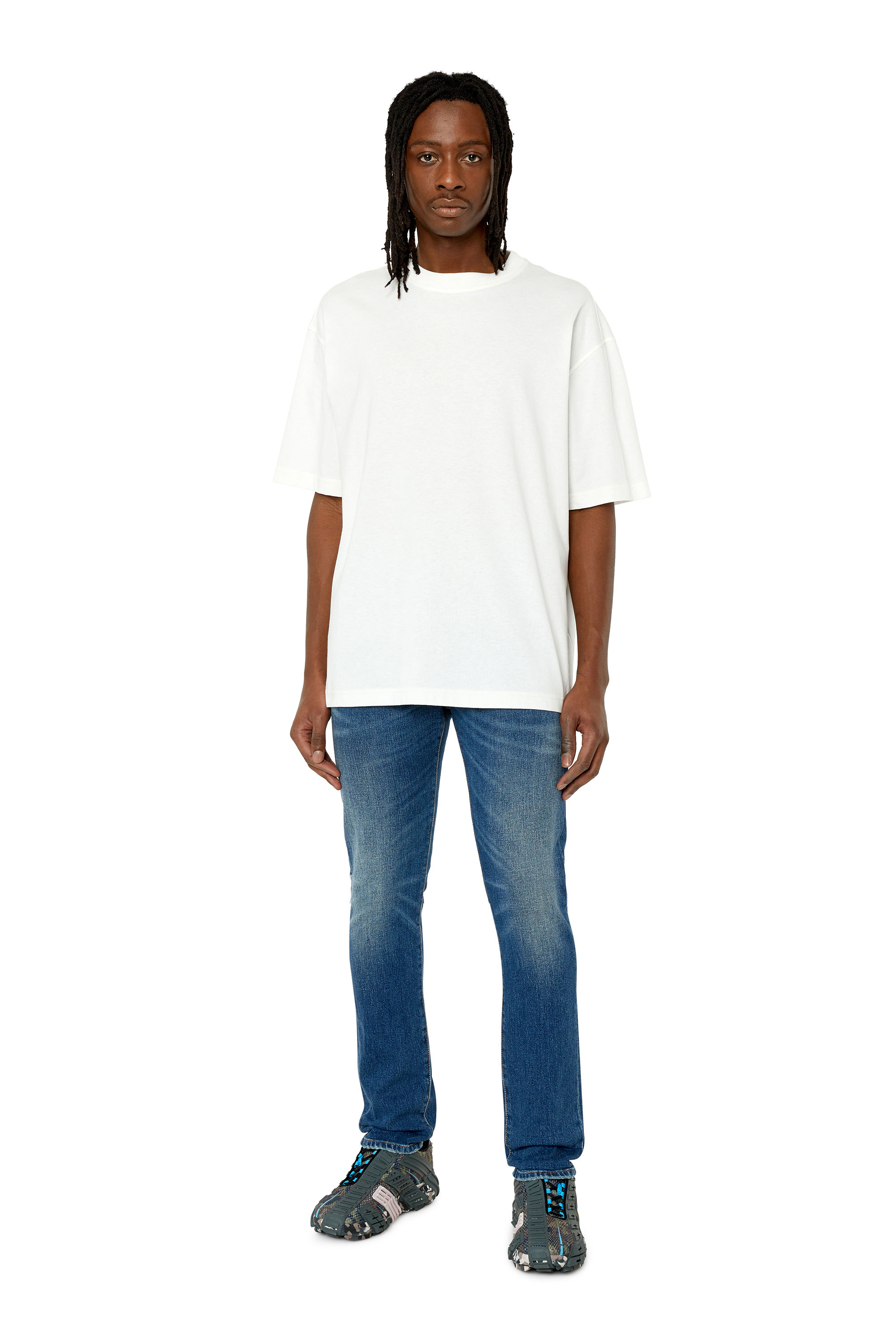 Diesel - Slim Jeans 2019 D-Strukt 007L1, Bleu moyen - Image 1