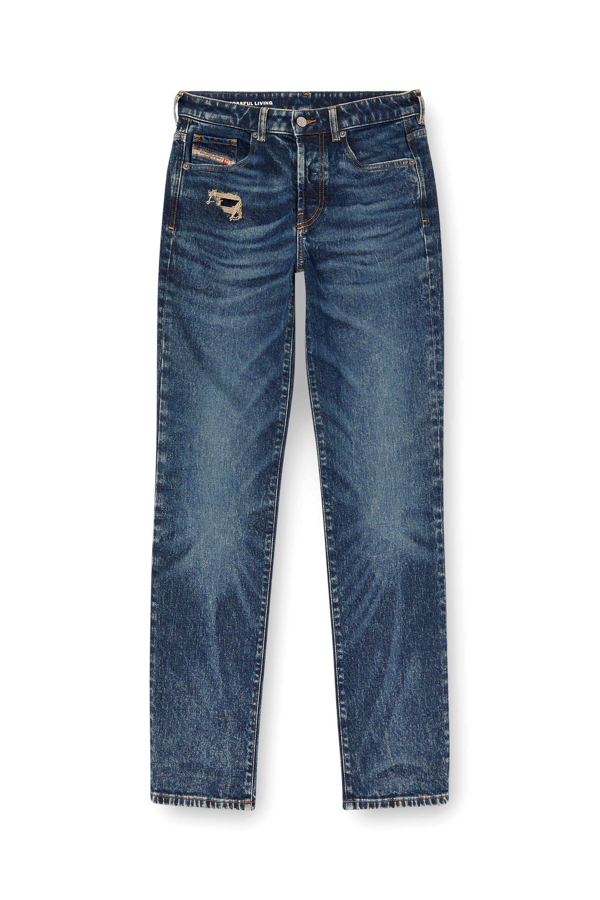 Diesel - Regular Jeans 1989 D-Mine 007Y3 Donna, Blu Scuro - Image 2