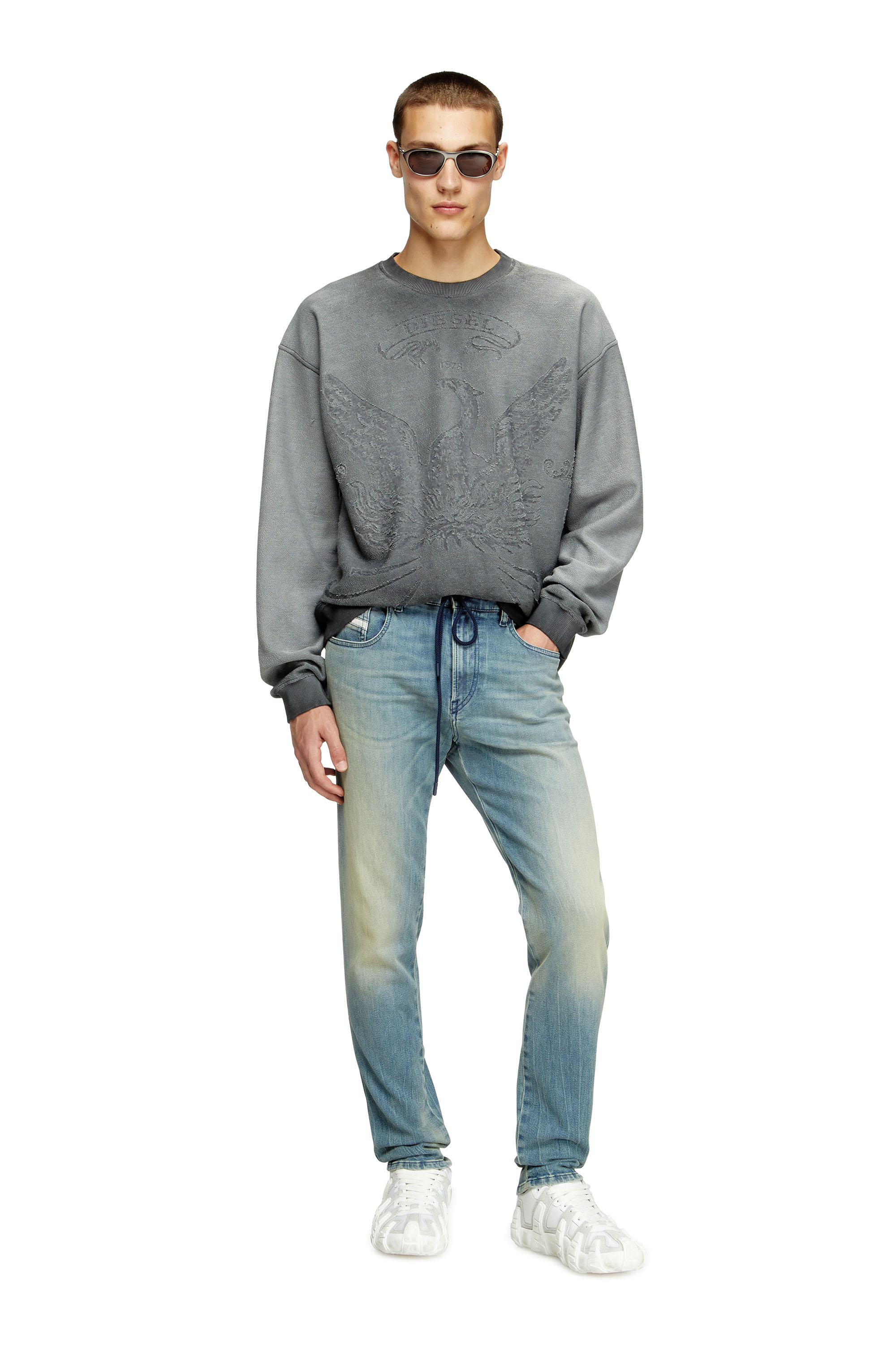 Diesel - Herren Slim 2060 D-Strukt Joggjeans® 09M31, Hellblau - 2
