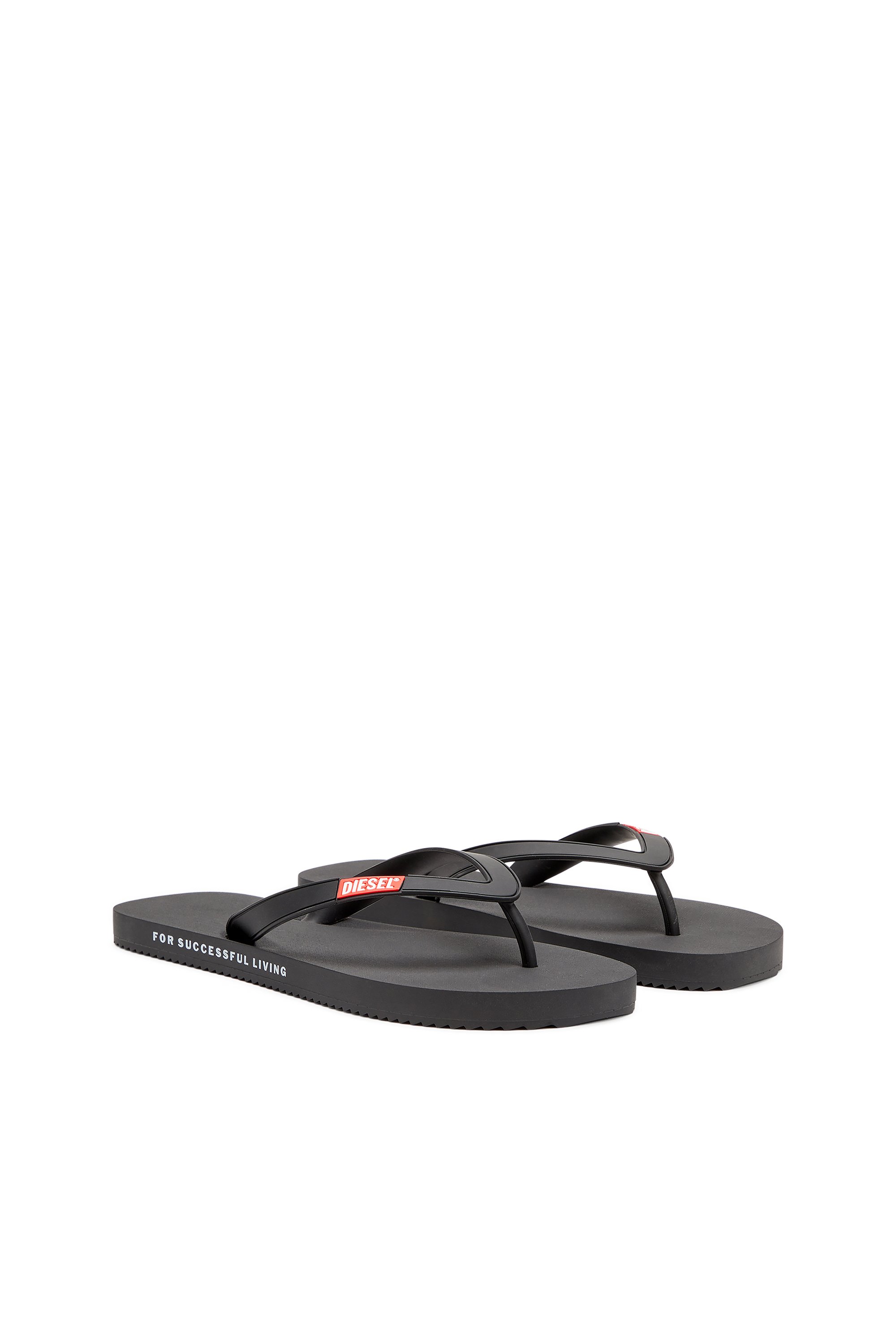 Diesel - SA-RIO W, Sa-Rio-Tongs en caoutchouc Femme in Noir - 2