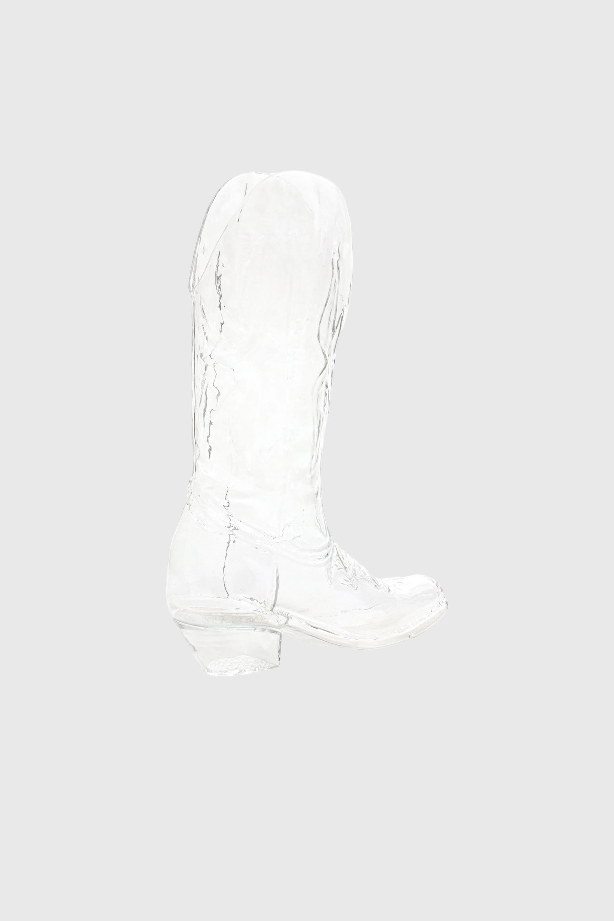 Diesel - 10064 GLASS VASE CRYSTALBOOTIE CM.24X8 H, Vaso in vetro Unisex in Bianco - 2