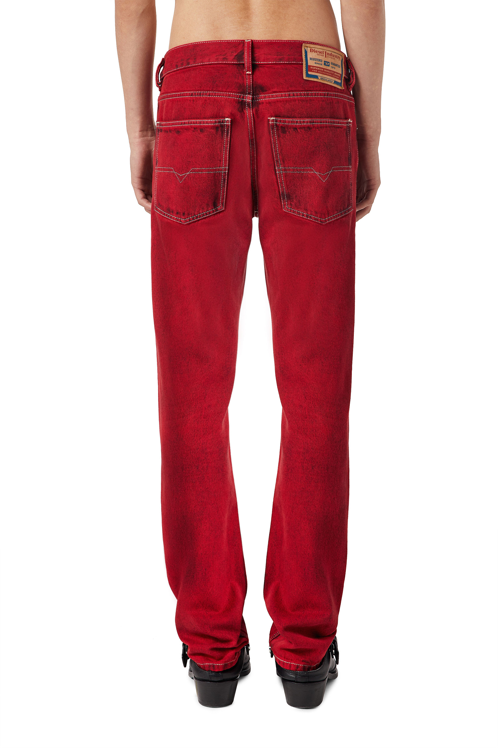 Diesel - 1995 09D35 Straight Jeans, Rot - Image 2