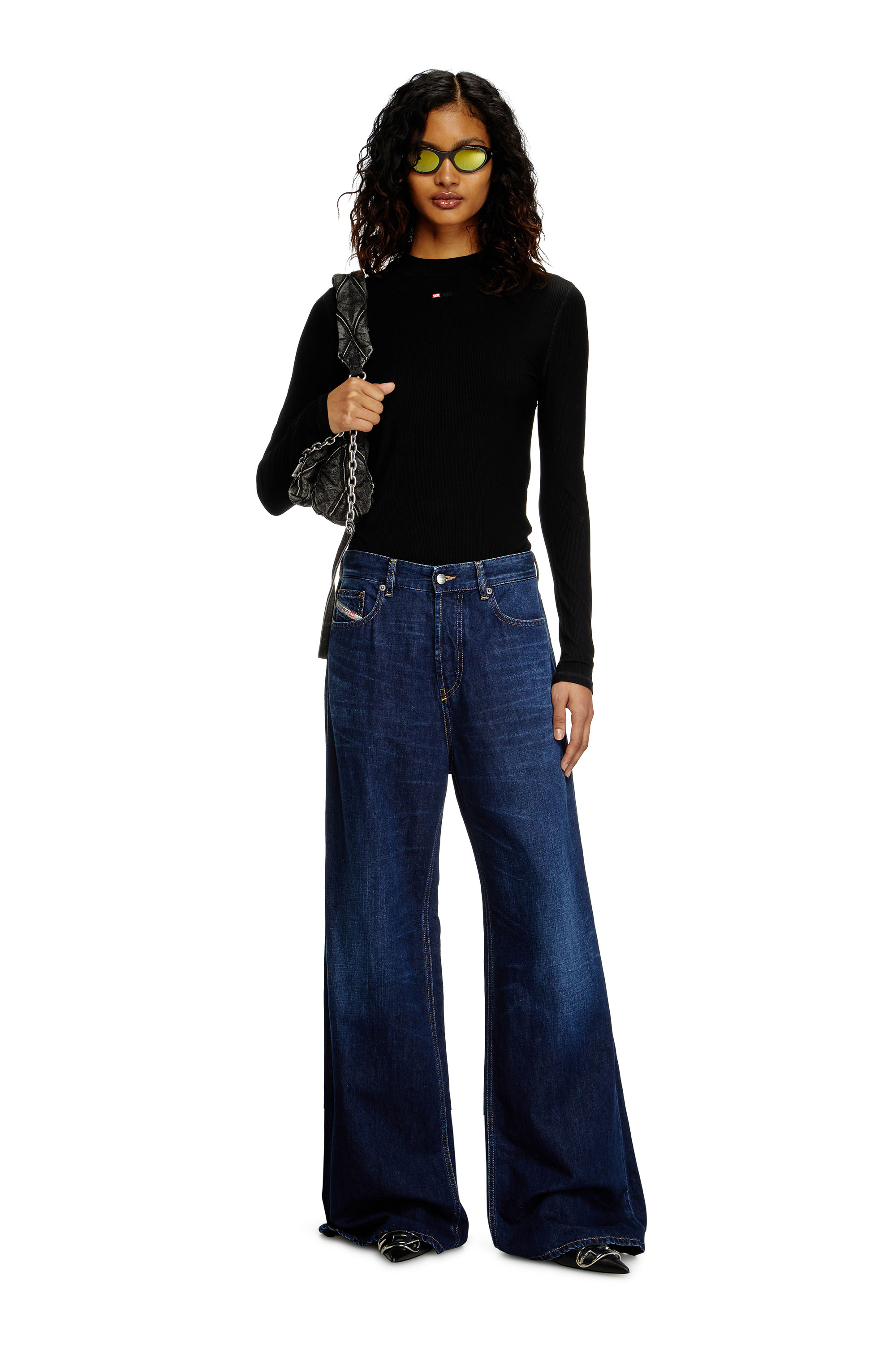 Diesel - Relaxed Jeans 1996 D-Sire 068RA Femme, Bleu Foncé - Image 2