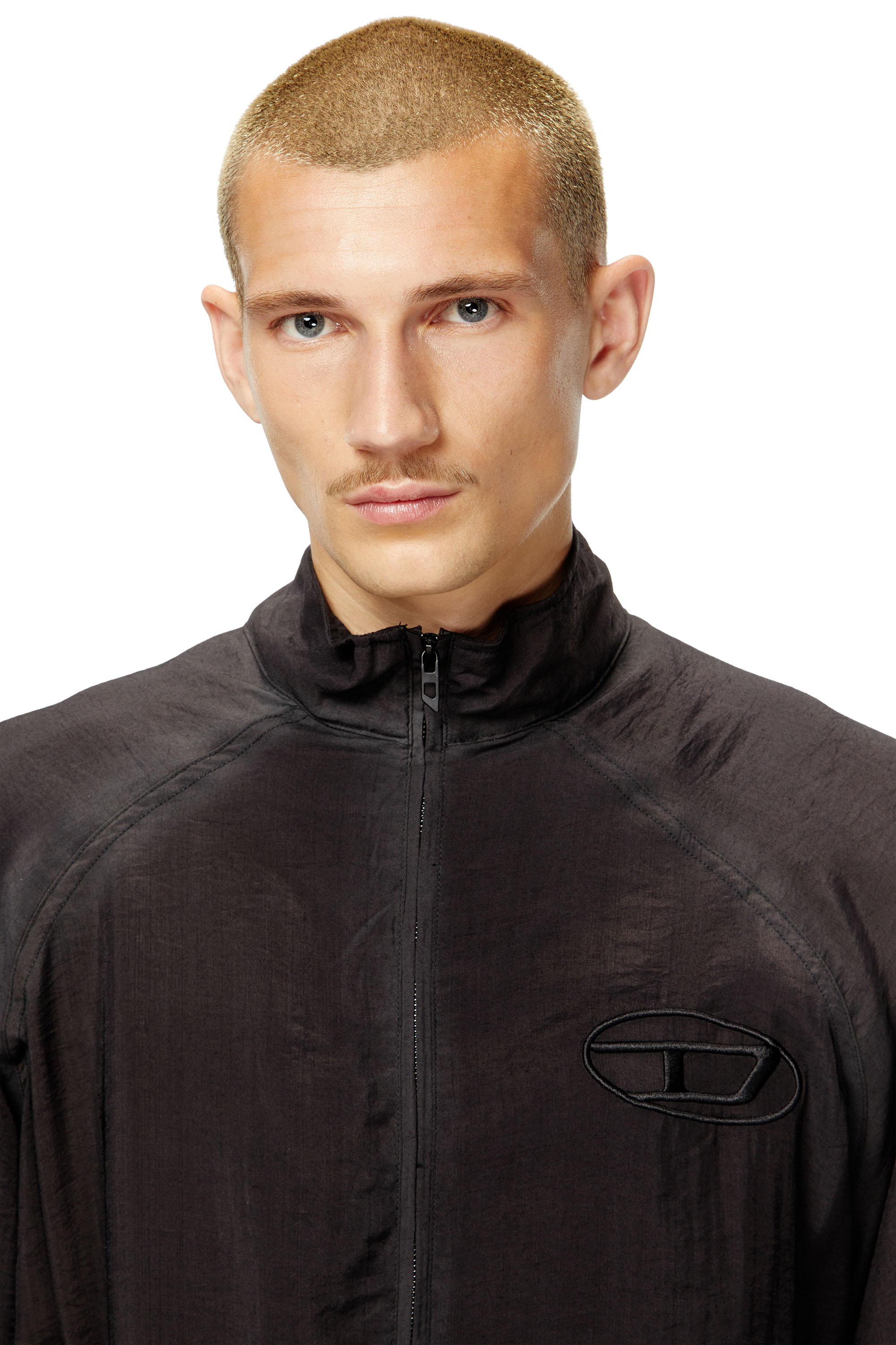 Diesel - J-HENRI-SOUVENIR, Giacca sportiva con ricami souvenir Uomo in Grigio - 5