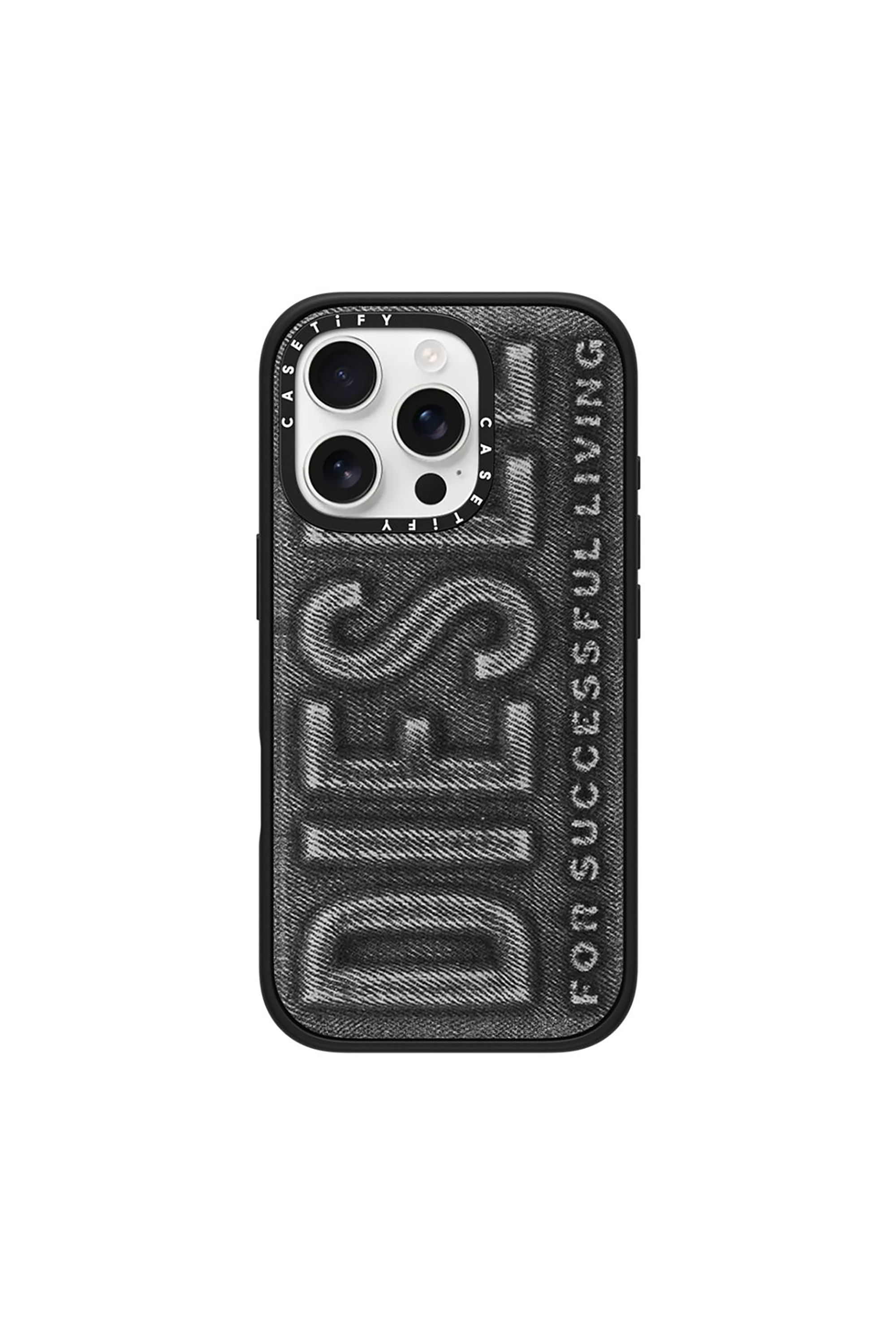 Diesel - 60561 MOULDED CASE, Custodia Biscotto impact per iPhone 16 Pro Unisex in Nero - 1