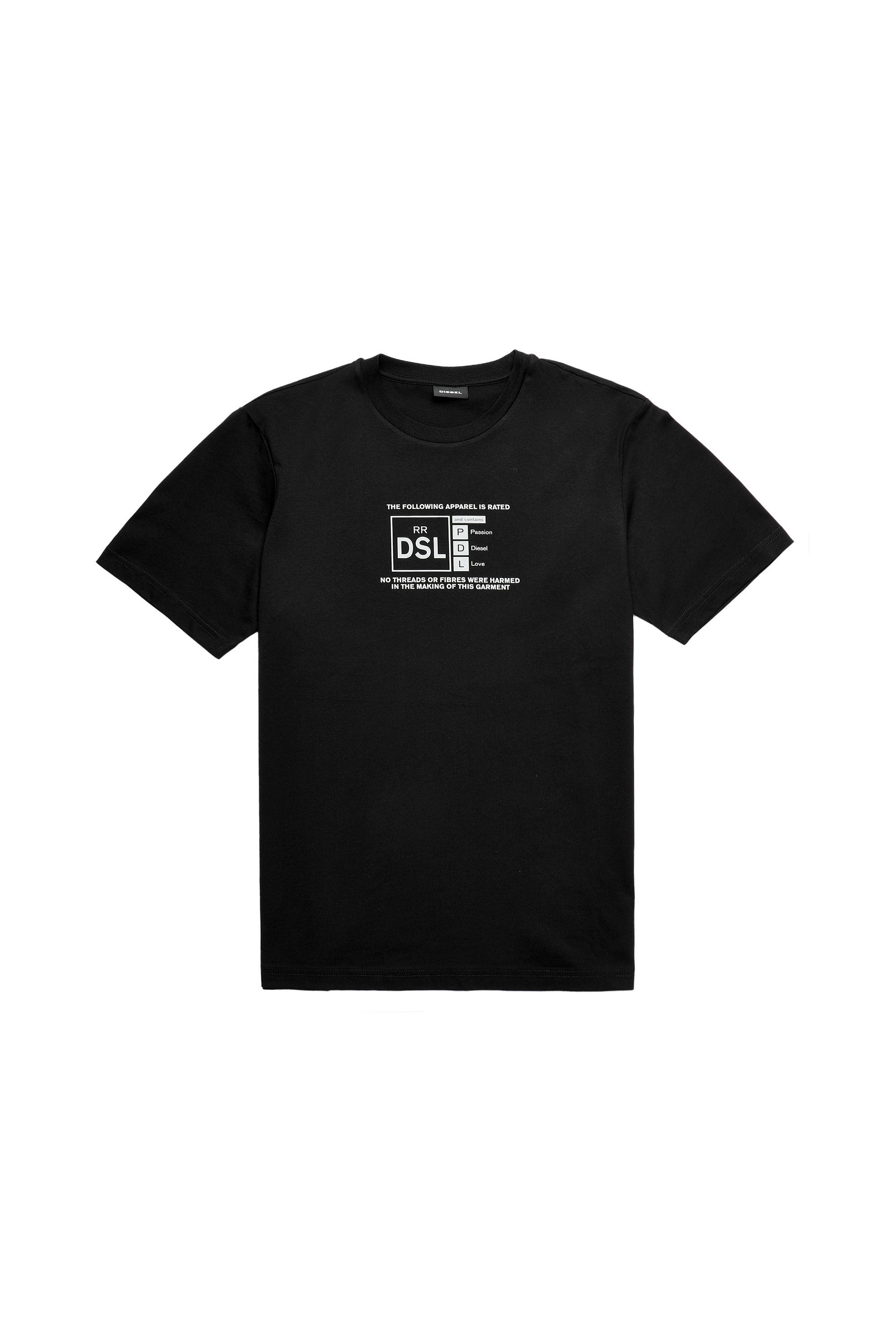T-JUST-A35, Schwarz - T-Shirts