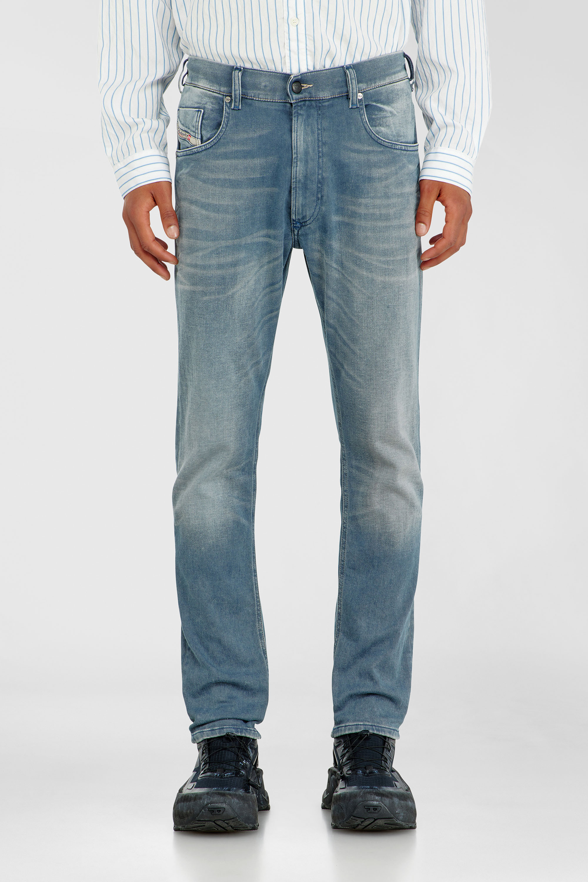 Diesel - Herren Regular 2032 D-Krooley-BW Joggjeans&reg; 09P91, Hellblau - 1