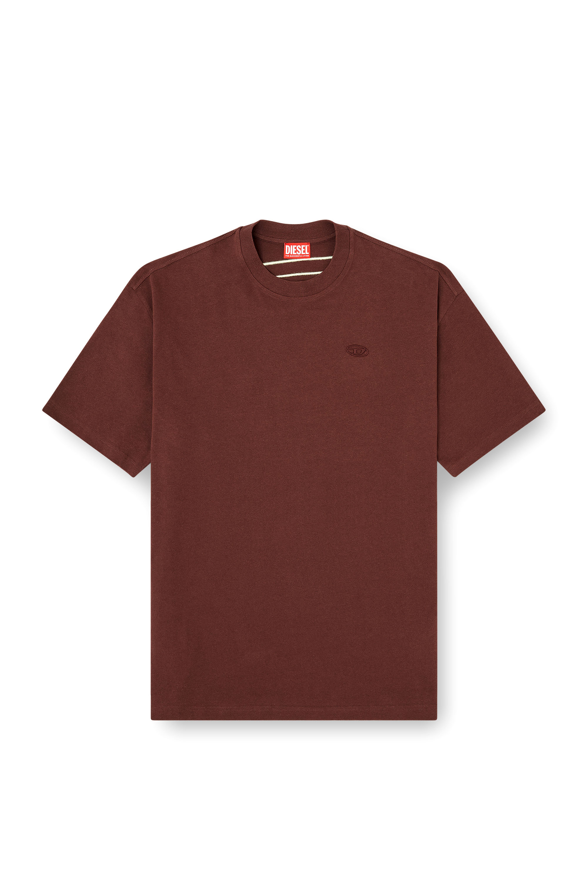 Diesel - T-BOGGY-MEGOVAL-D, Herren T-Shirt mit großer Oval D-Stickerei in null - 3