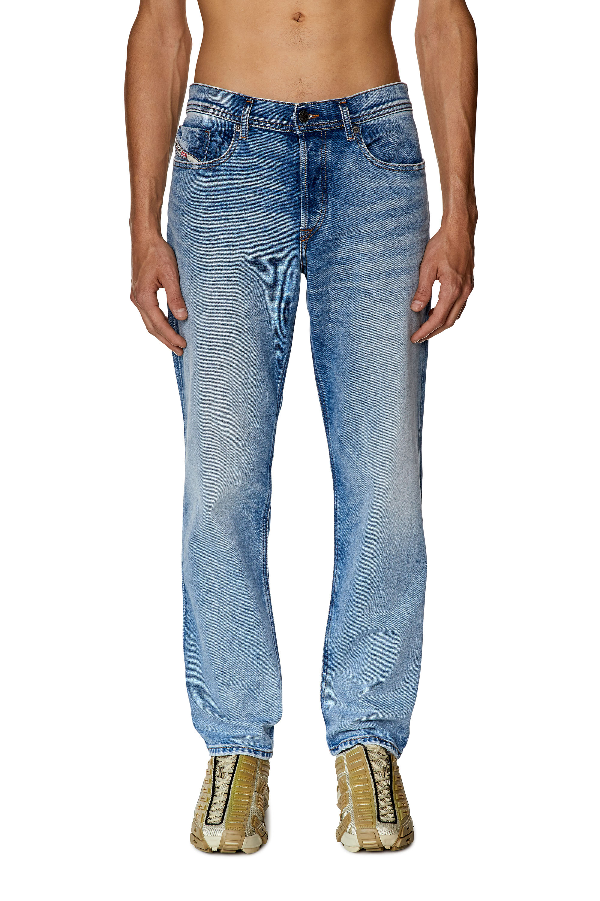 Diesel - Tapered Jeans 2023 D-Finitive 09G24, Blu Chiaro - Image 1