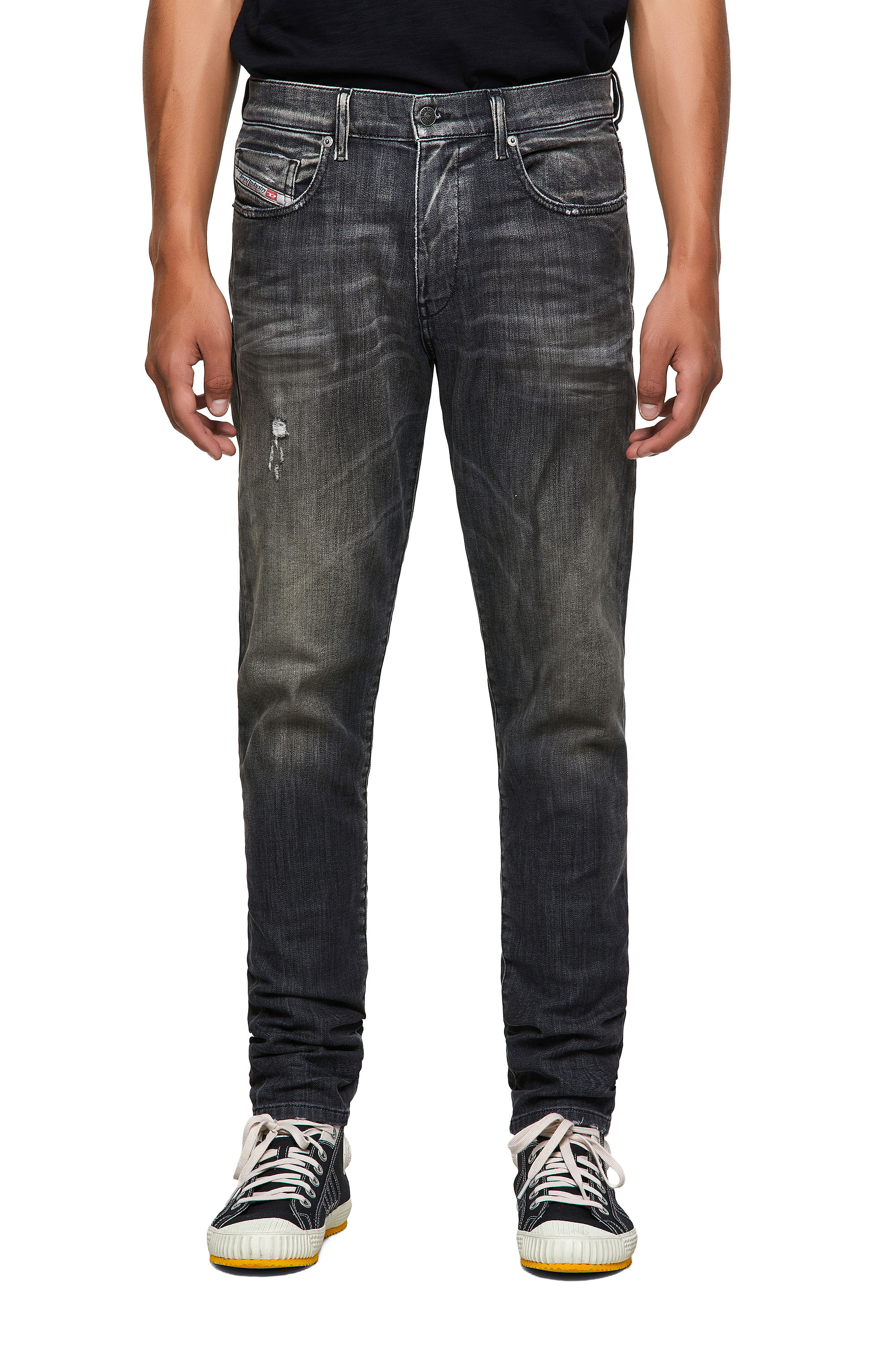 D-Strukt JoggJeans® 09B54, Schwarz/Dunkelgrau - Jeans