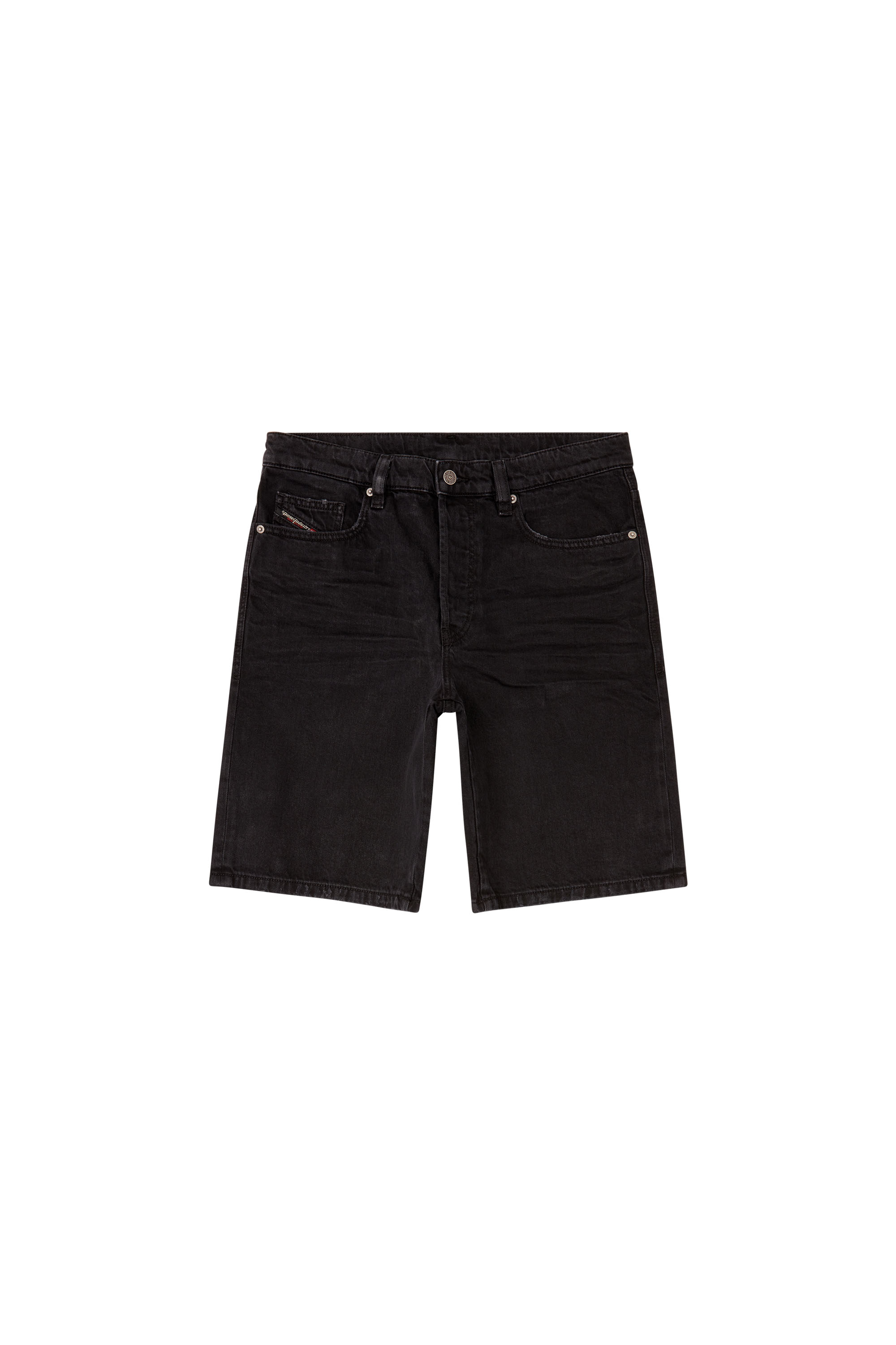 Diesel - REGULAR-SHORT, Herren Shorts aus Denim in Schwarz - 3