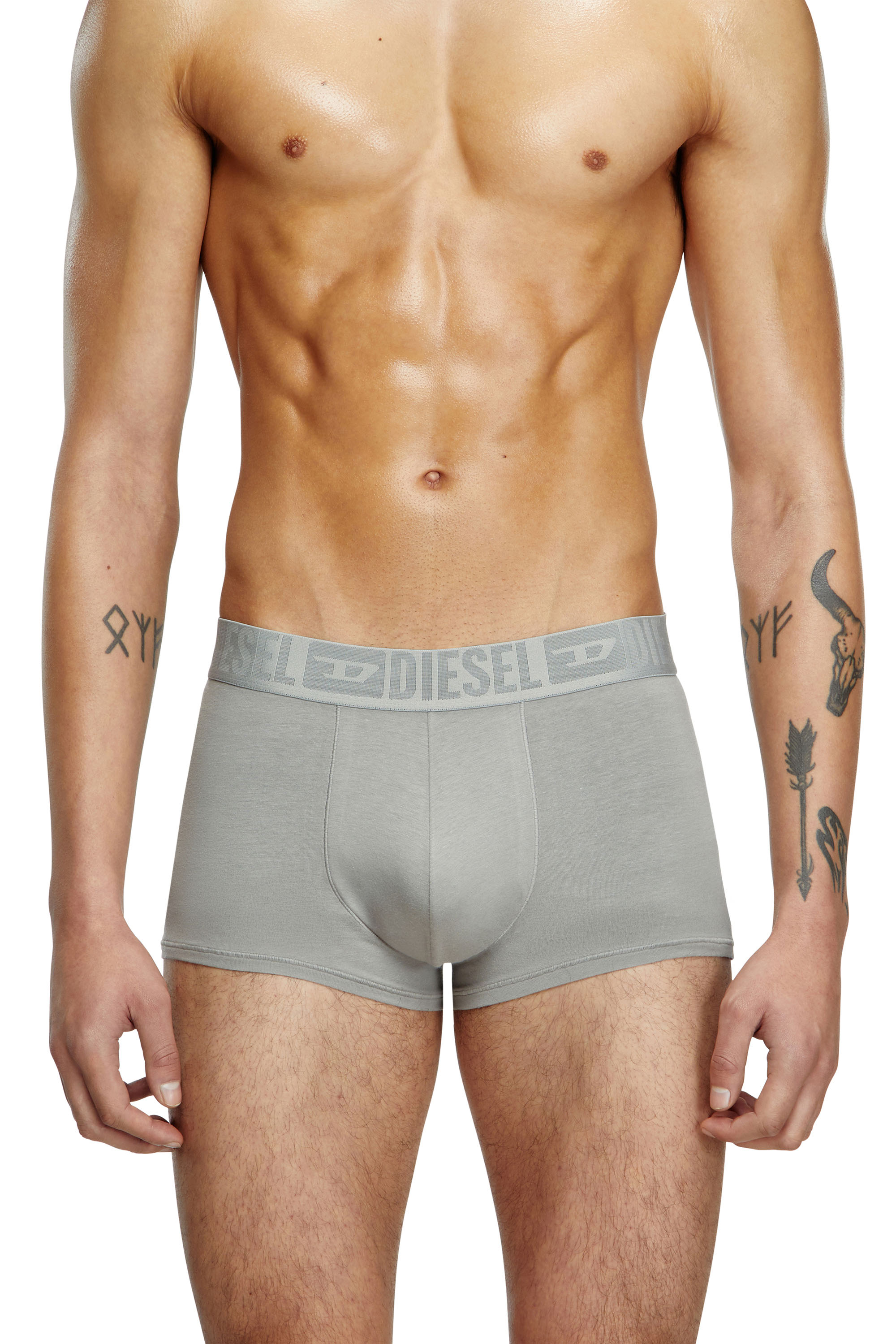 Diesel - BENJAMIN-D-MONO-3PACK, Lot de trois boxers unis Homme in Polychrome - 2