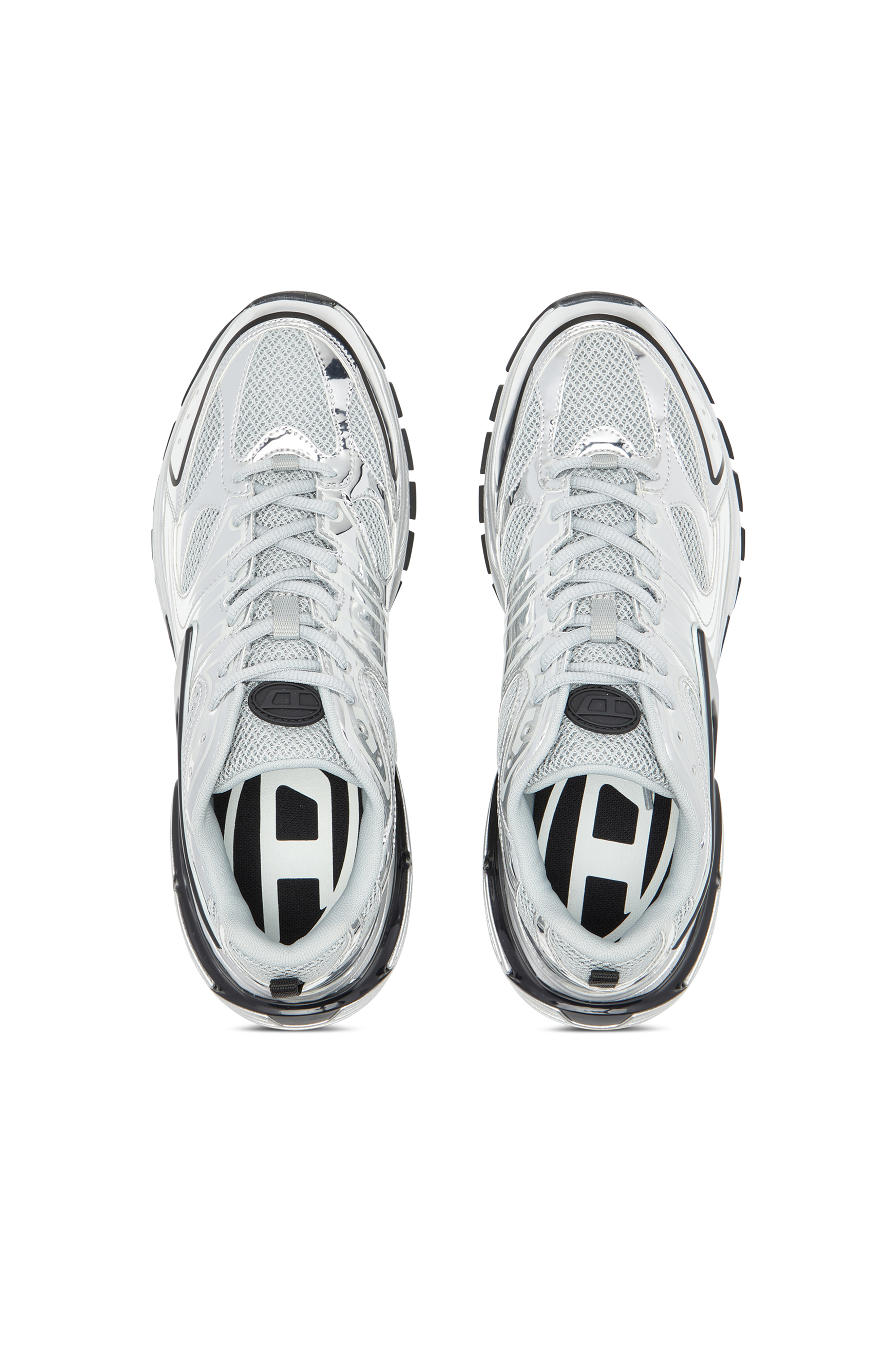 Diesel - S-SERENDIPITY PRO-X1, Uomo S-Serendipity-Sneaker in mesh con applicazioni metallizzate in Multicolor - Image 5