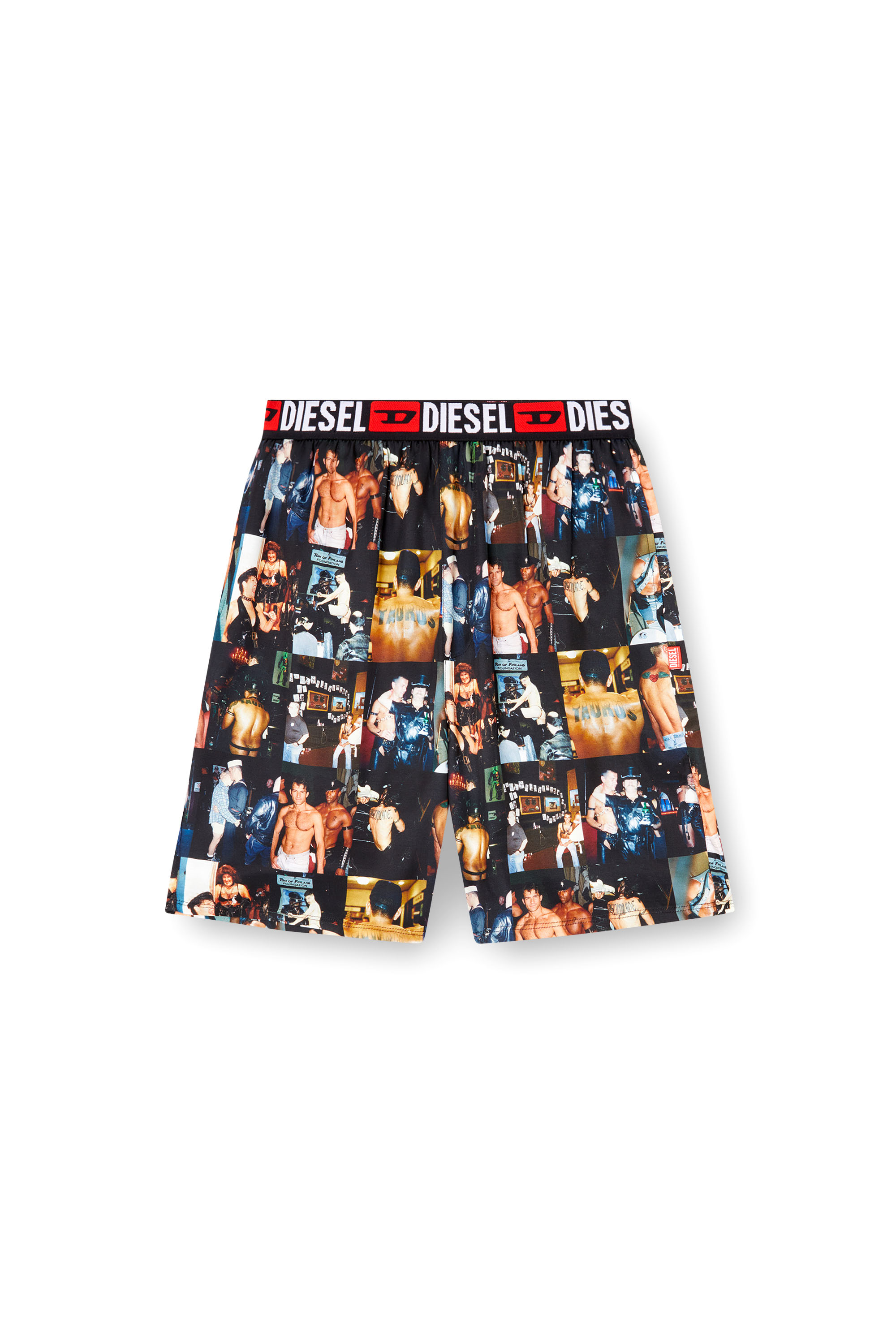 Diesel - PR-P-TOLL-SHOR-TOM25, Unisex Bowling-Hemd mit Grafik-Prints in Schwarz - 3