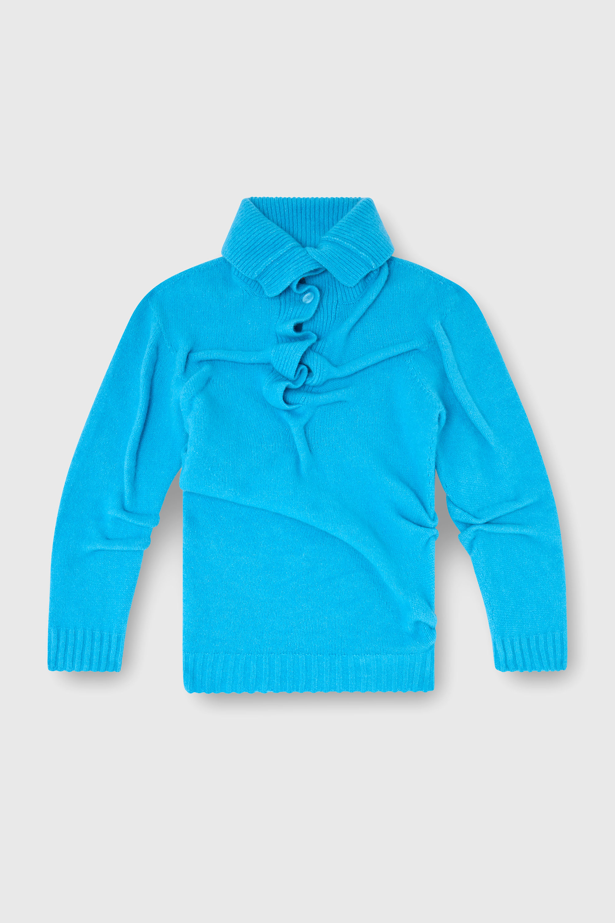 Diesel - M-AMARY, Pull col boutonnage en maille bouillie froiss&eacute;e Femme in ToBeDefined - 1