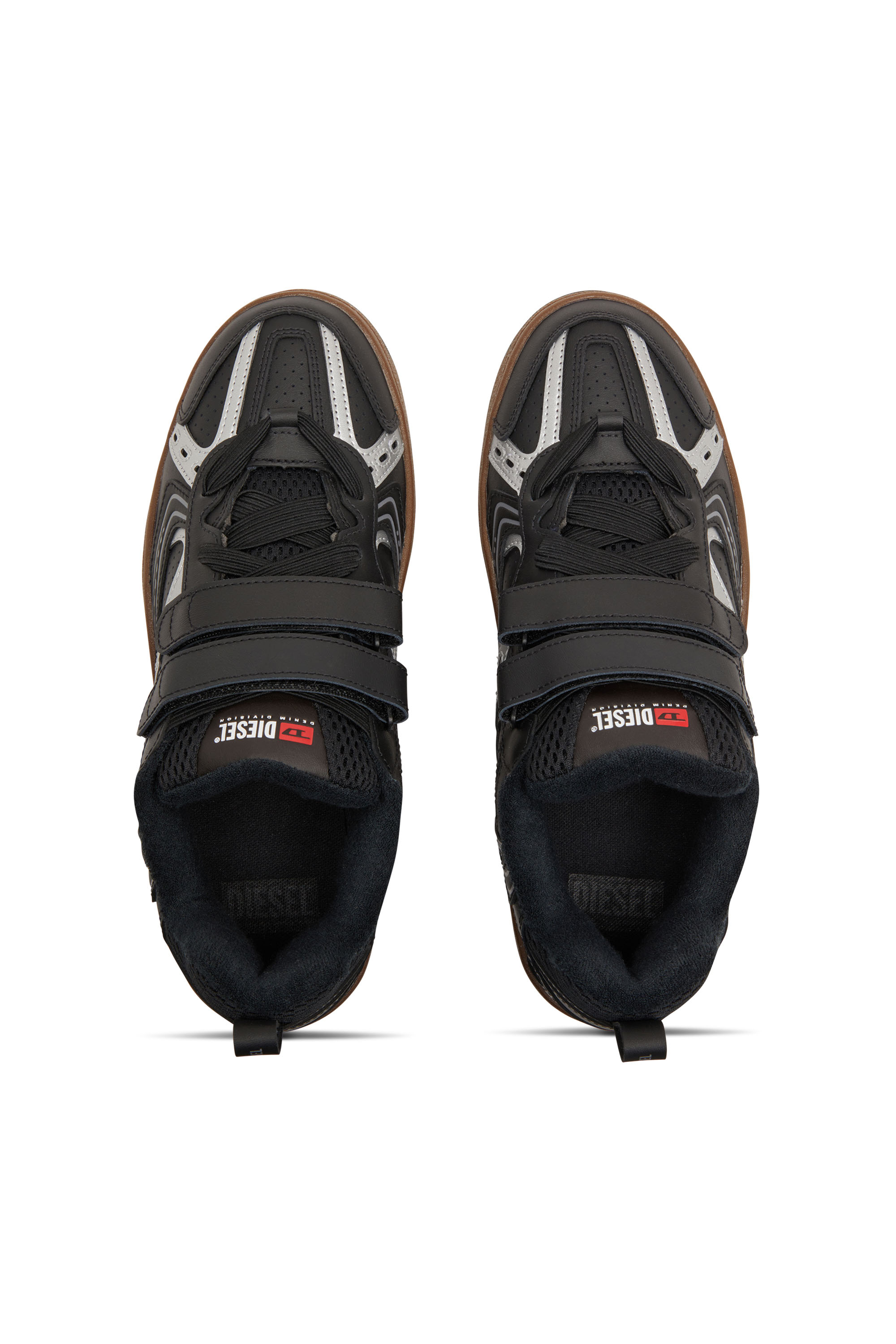 Diesel - S-UKIYO SKT, Uomo S-Ukiyo-Sneaker in pelle con chiusure a strappo in Nero - Image 5