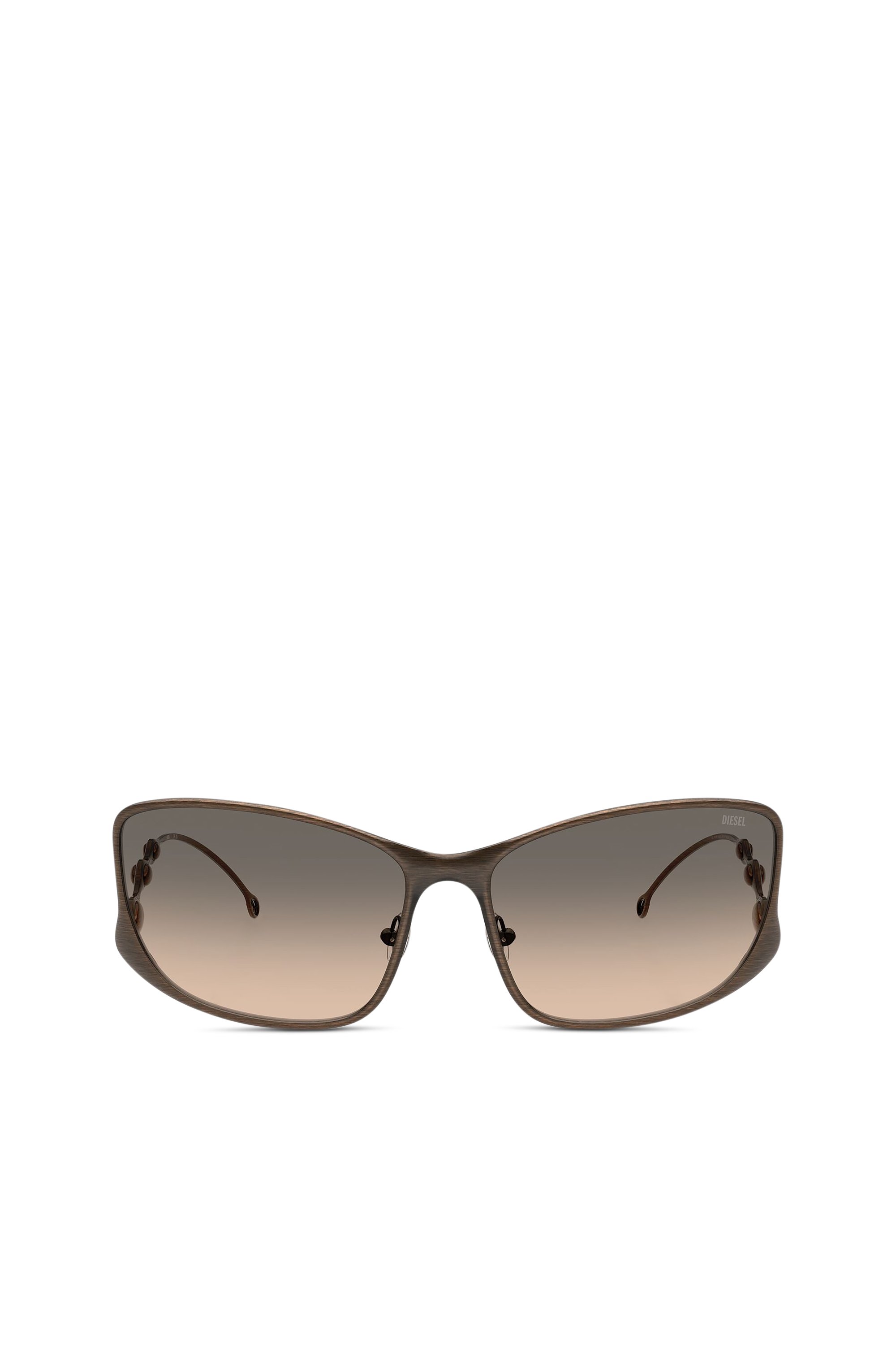 Diesel - 0DL1013, Lunettes de soleil rectangulaires Mixte in Marron - 1