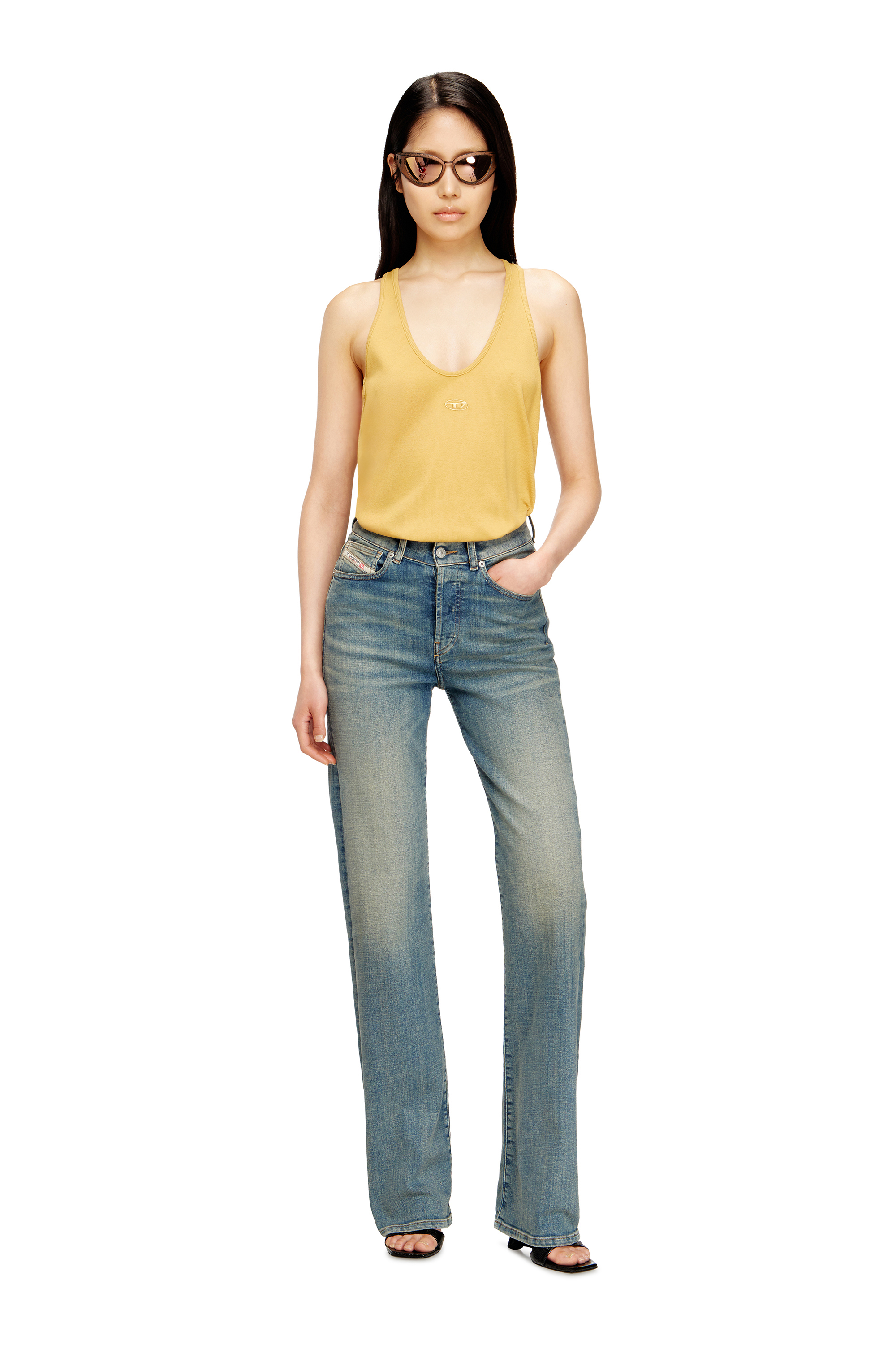 Diesel - Regular Jeans 1971 D-Sent 09N32 Femme, Bleu moyen - Image 2