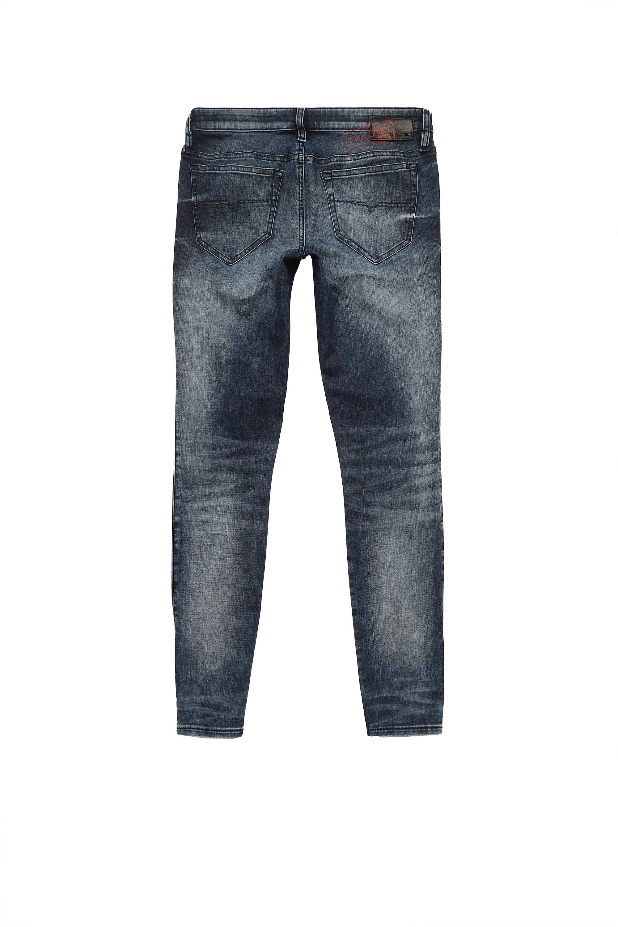 Diesel - SKINZEE-LOW-ZIP, Damen Diesel Damen - Jeans Dunkelblau in Dunkelblau - 2