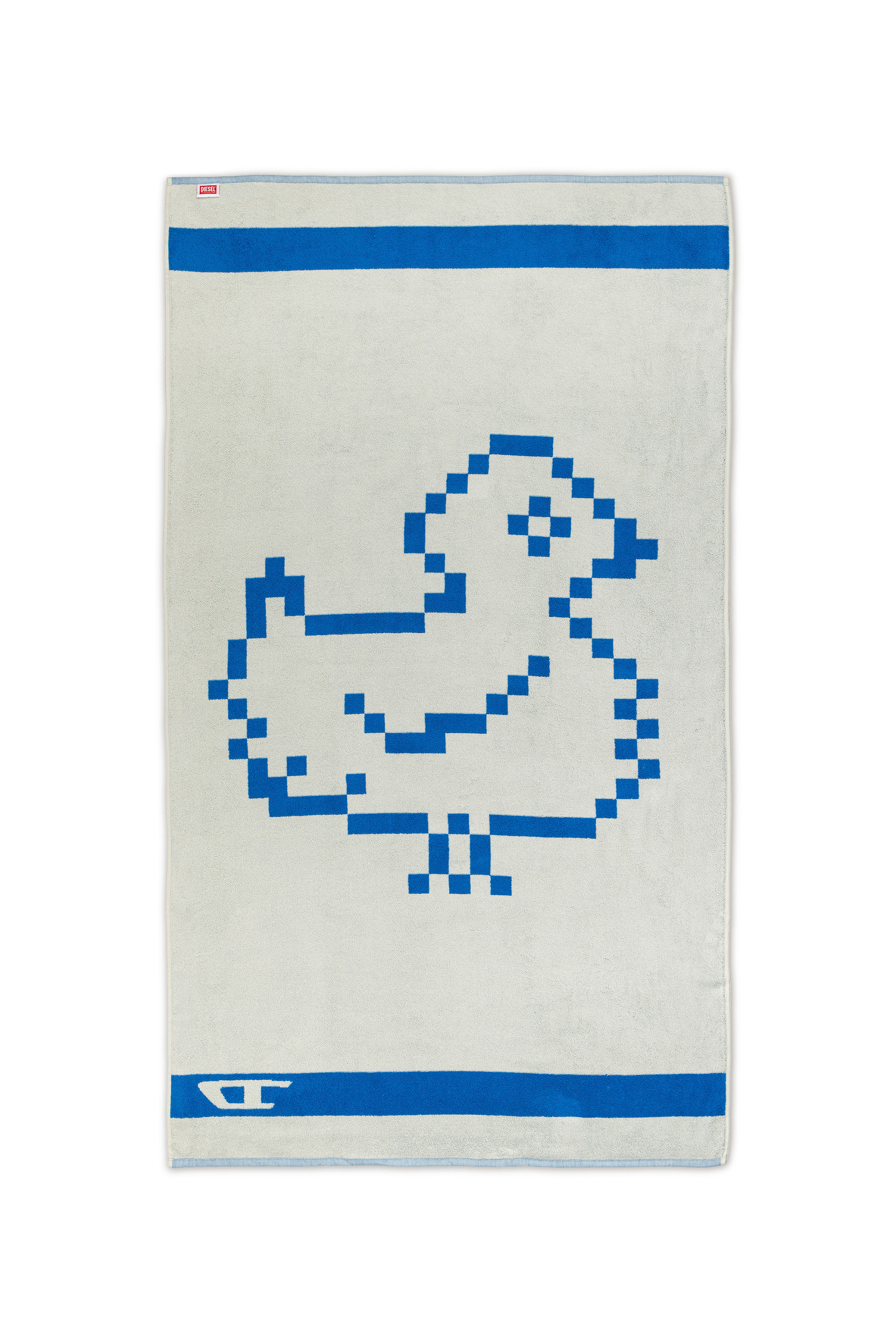 Diesel - 1018134  PIXEL TOYS 1 GREY/BLUE TOWEL, Telo in spugna 100x180 cm Unisex in Blu - 2