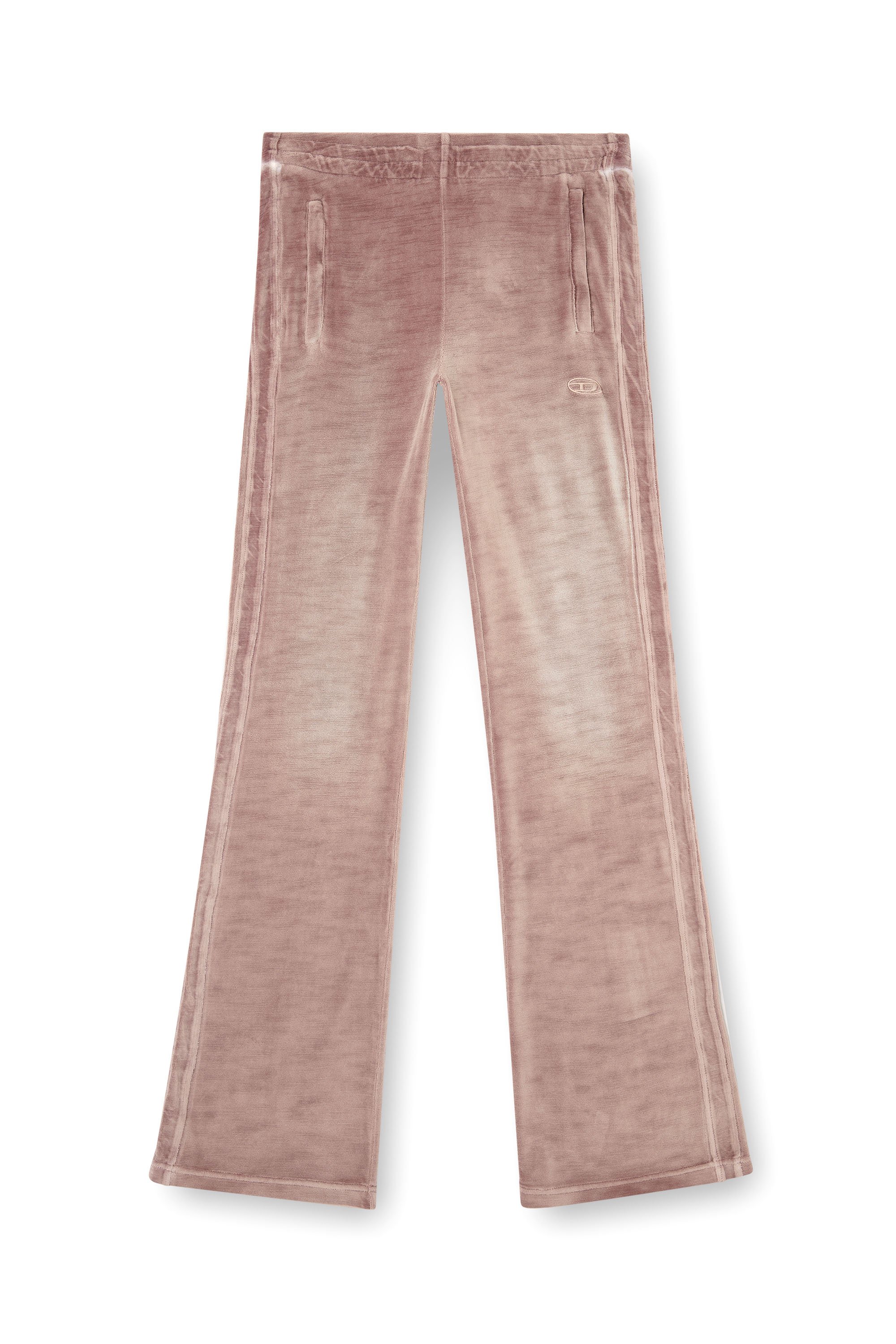 Diesel - P-ELY-Q1, Woman's Wide leg sweatpants in Pink - 4