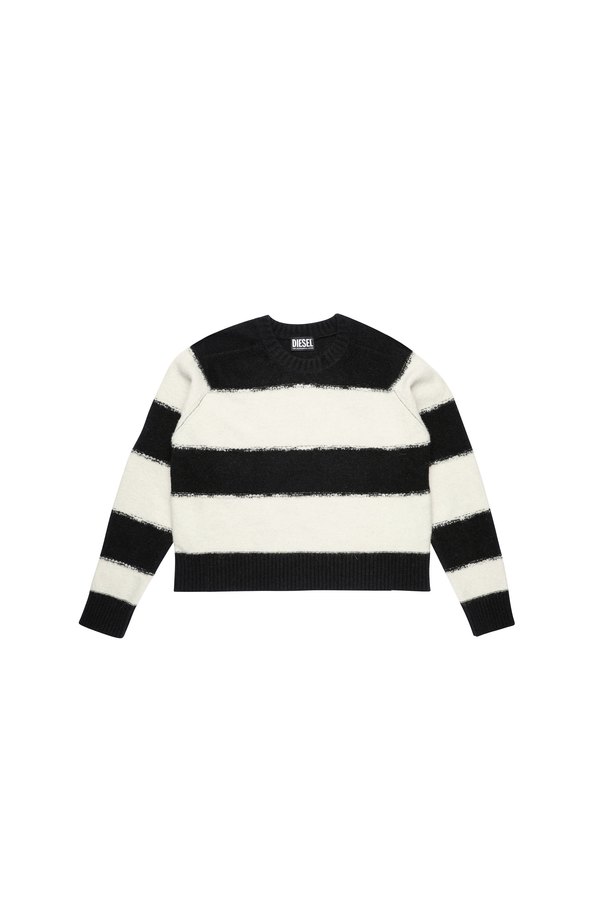 M-VIRGINIA, Noir/Blanc - Pull Maille