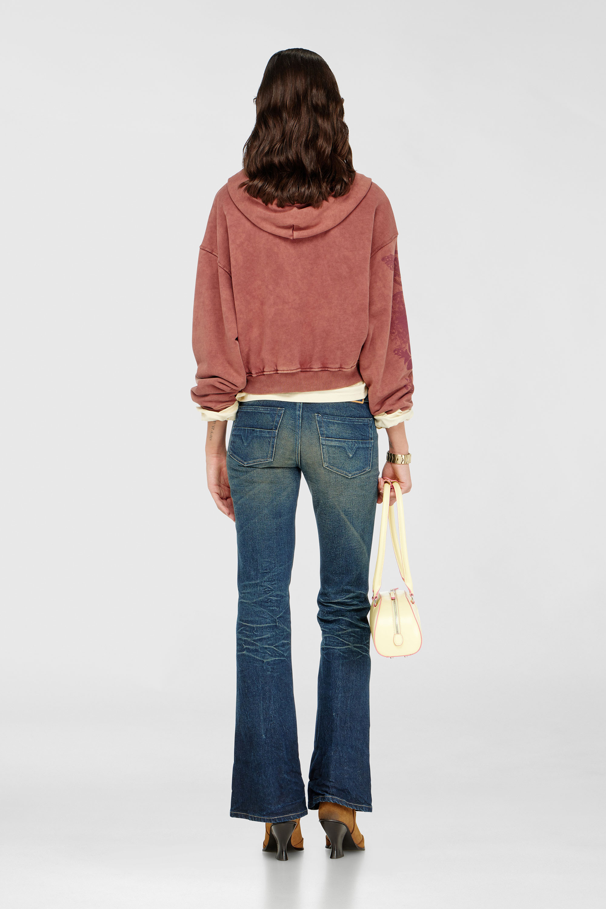 Diesel - Damen Bootcut Jeans D-Hush 007EH, Dunkelblau - 3