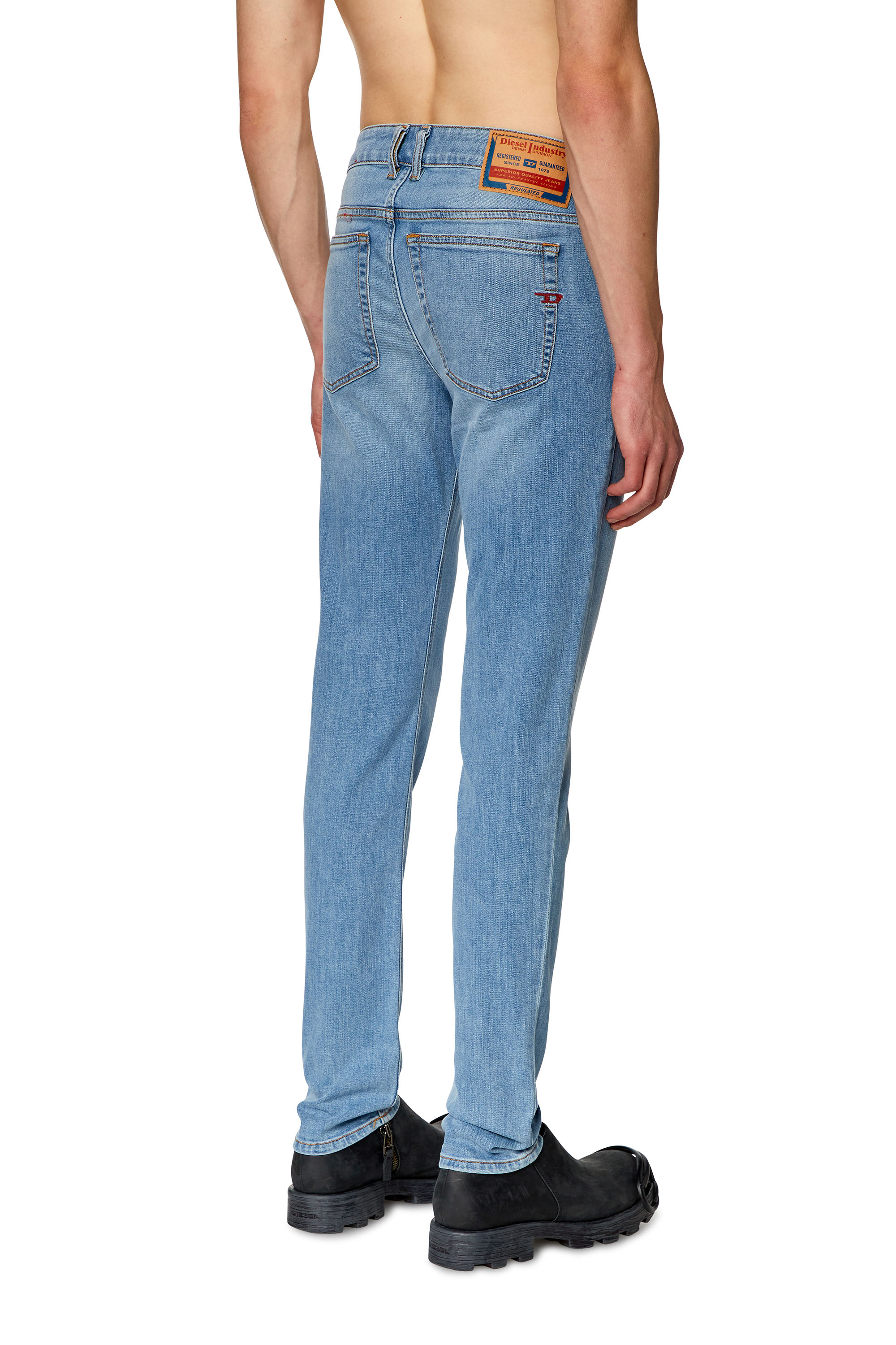 Diesel - Skinny Jeans 1979 Sleenker 09H62, Bleu Clair - Image 3