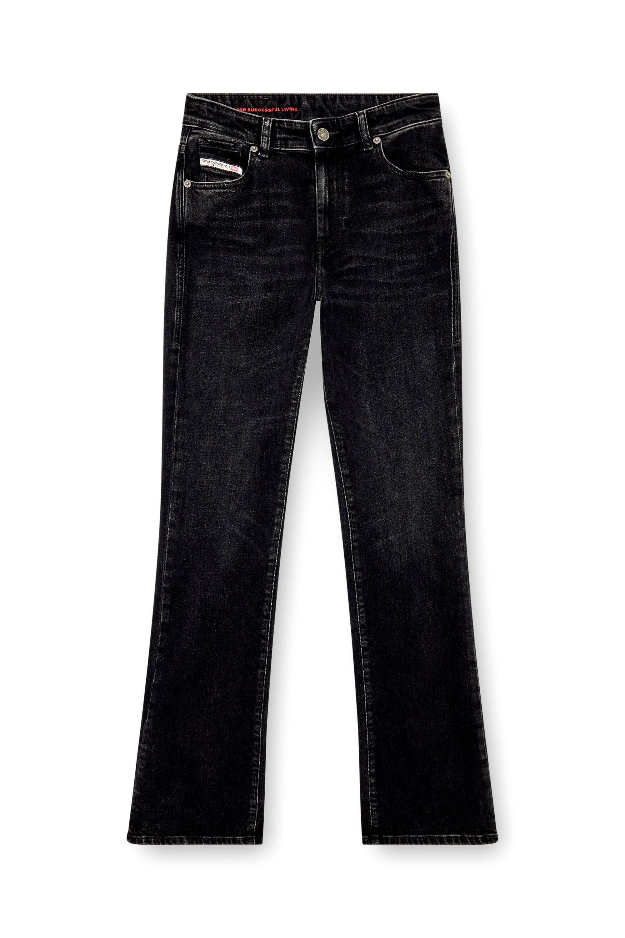 Diesel - Donna Bootcut and Flare Jeans 2003 D-Escription 09I30, Nero/Grigio scuro - Image 5