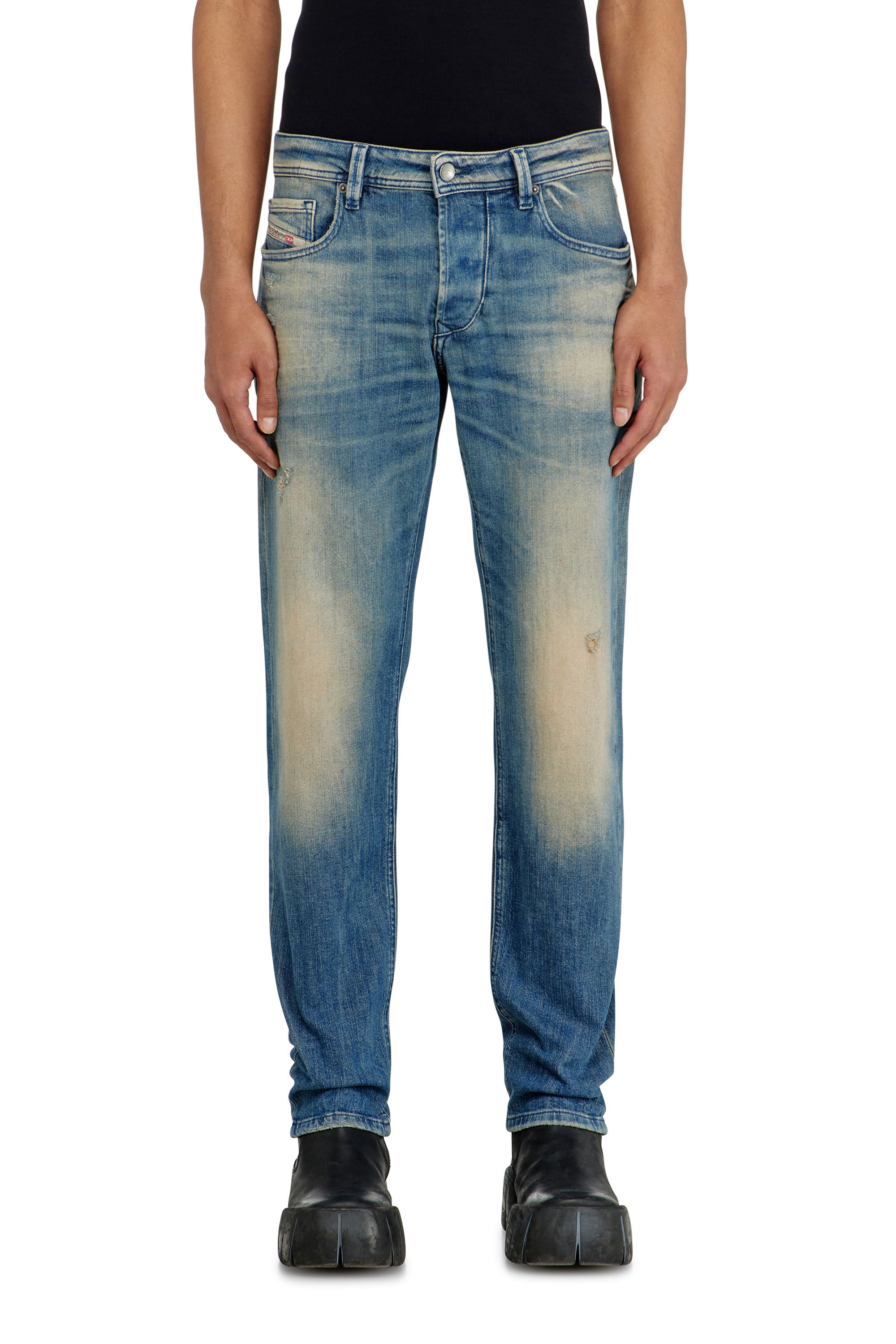 Diesel - Regular 2030 D-Krooley Joggjeans&reg; 068XU Homme, Bleu Fonc&eacute; - Image 2