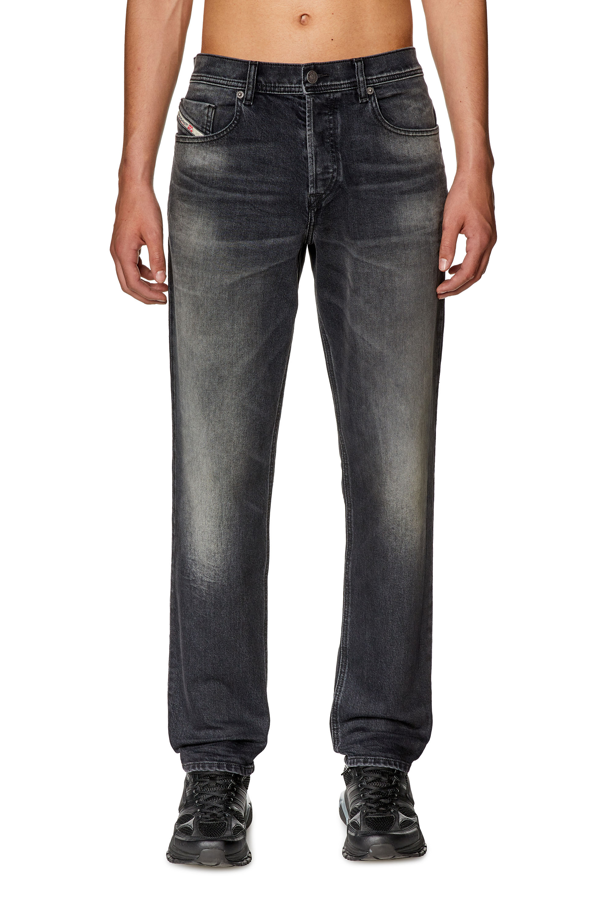Diesel - Tapered Jeans 2023 D-Finitive 09G20, Nero/Grigio scuro - Image 2