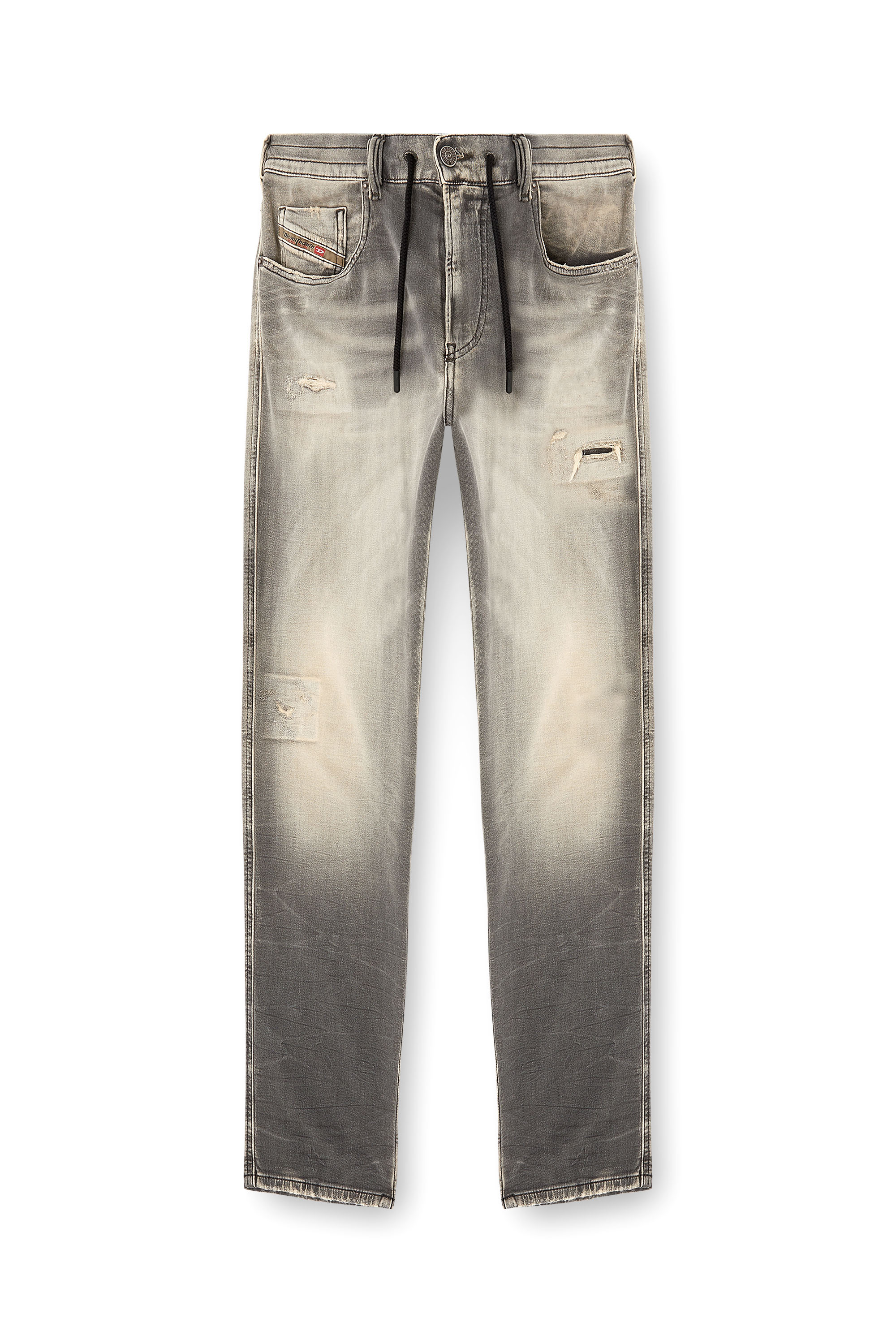 Diesel - Herren Slim 2062 D-Strukt Joggjeans® 068UH, Hellgrau - 3