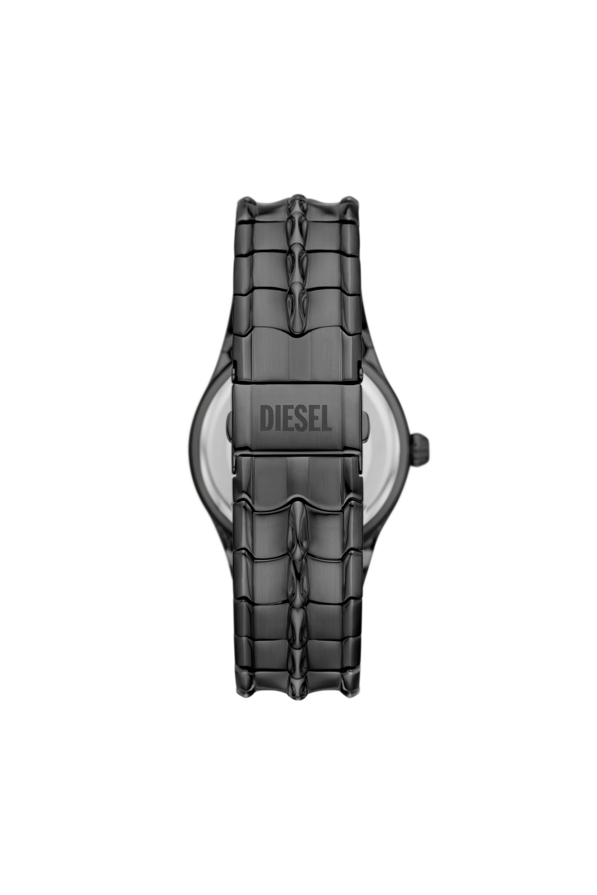 Diesel - DZ2199, Herren Vert Armbanduhr aus metallgrauem Edelstahl in Grau - Image 2