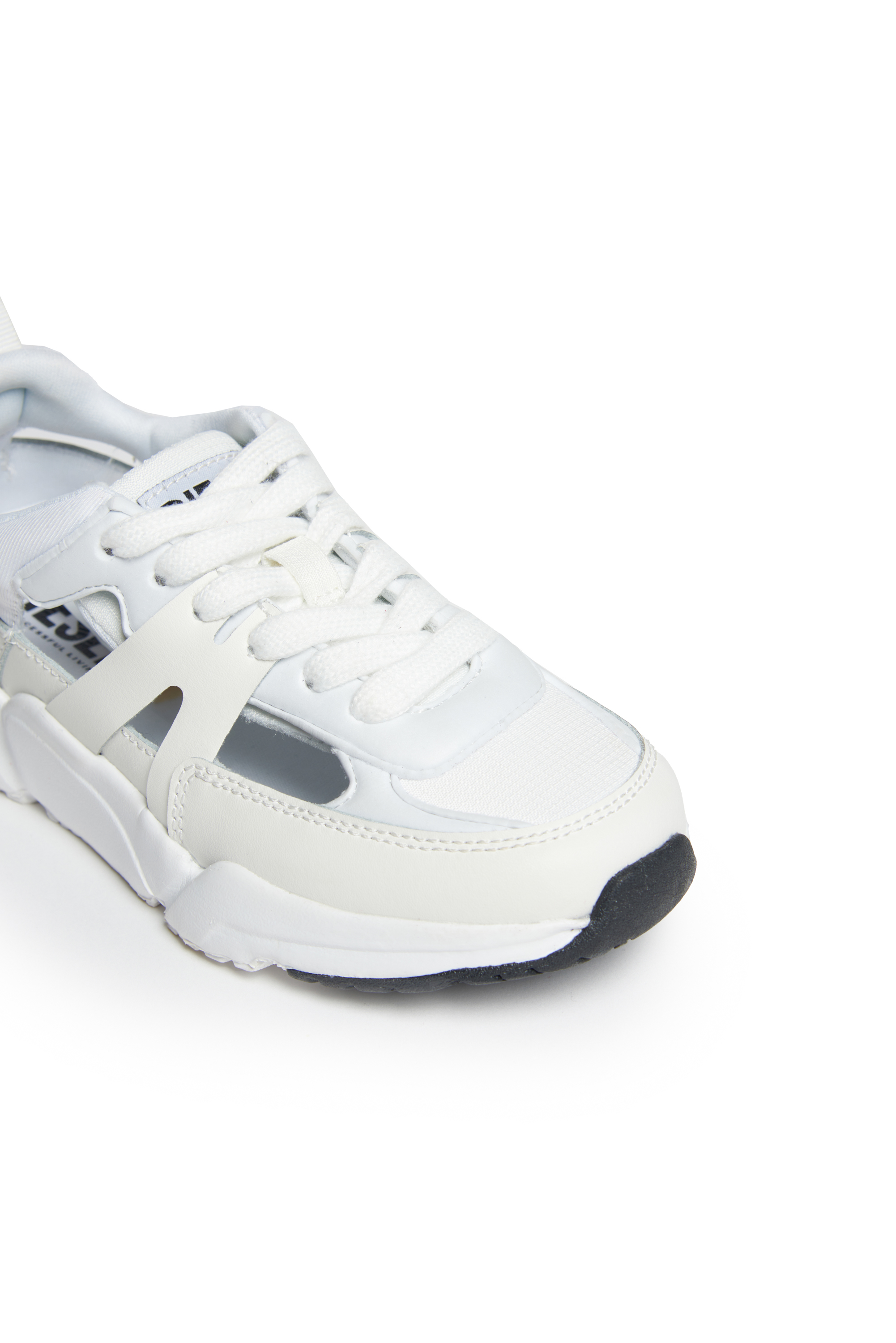 Diesel - S-MILLENIUM LCS PRO, Unisex Sneaker a sandalo in ripstop e pelle in Bianco - Image 4