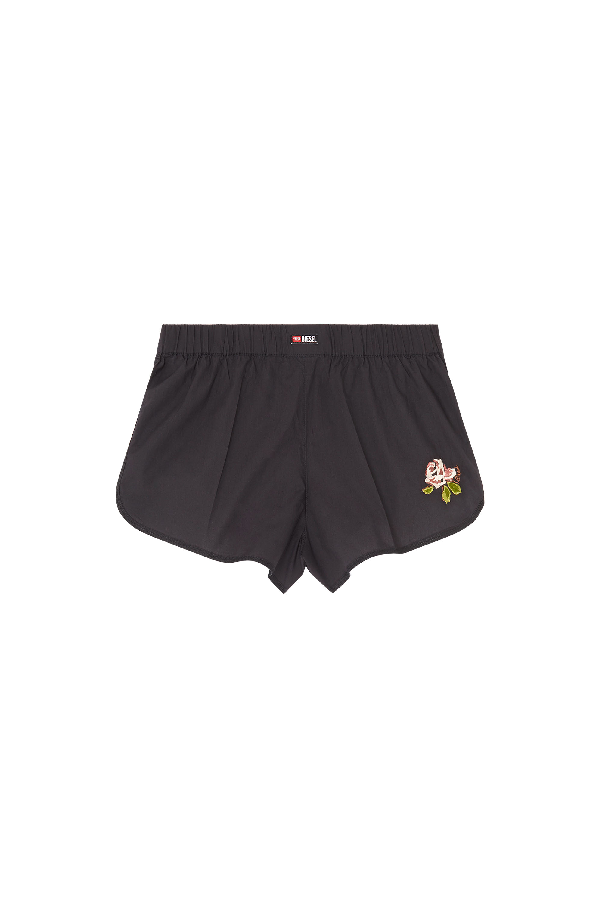 Diesel - ELOISE-D-CORE, Damen Boxershorts aus Baumwolle mit Blumenstickerei in null - 3
