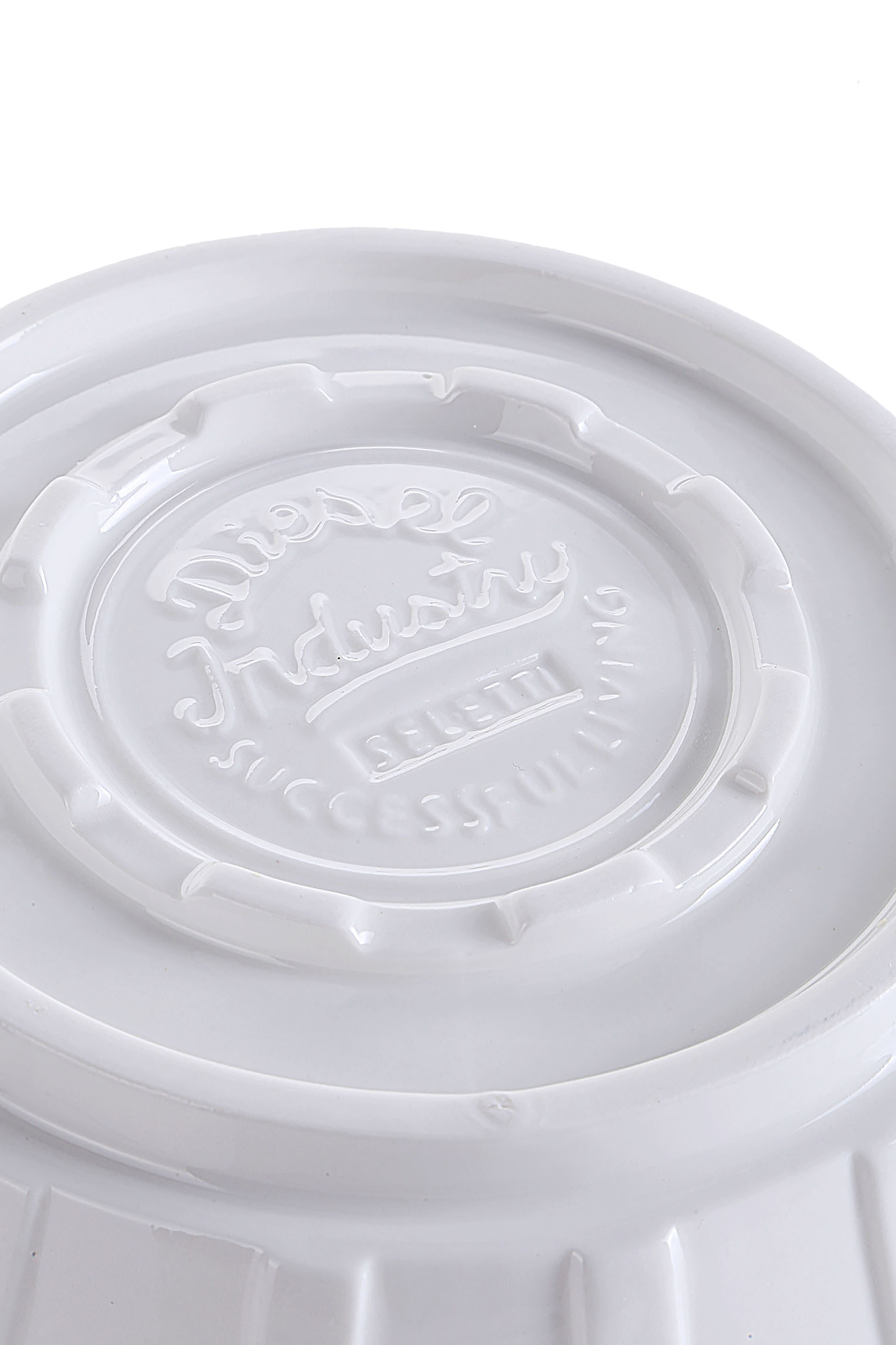 Diesel - 10979 MACHINE COLLEC, Unisex Salatschüssel aus Porzellan, ø 22 cm in Weiß - 3